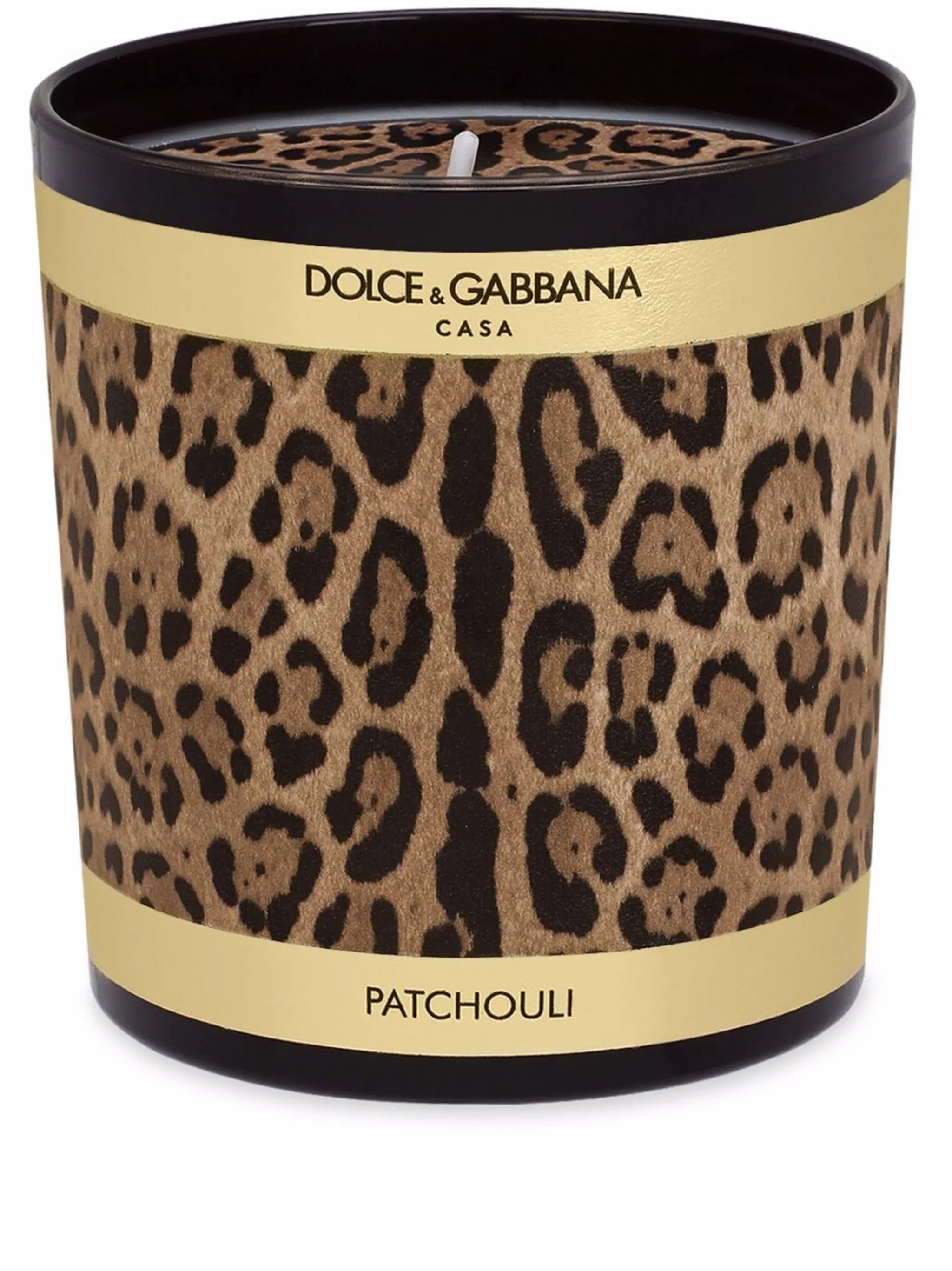 leopard-print scented candle (250g)