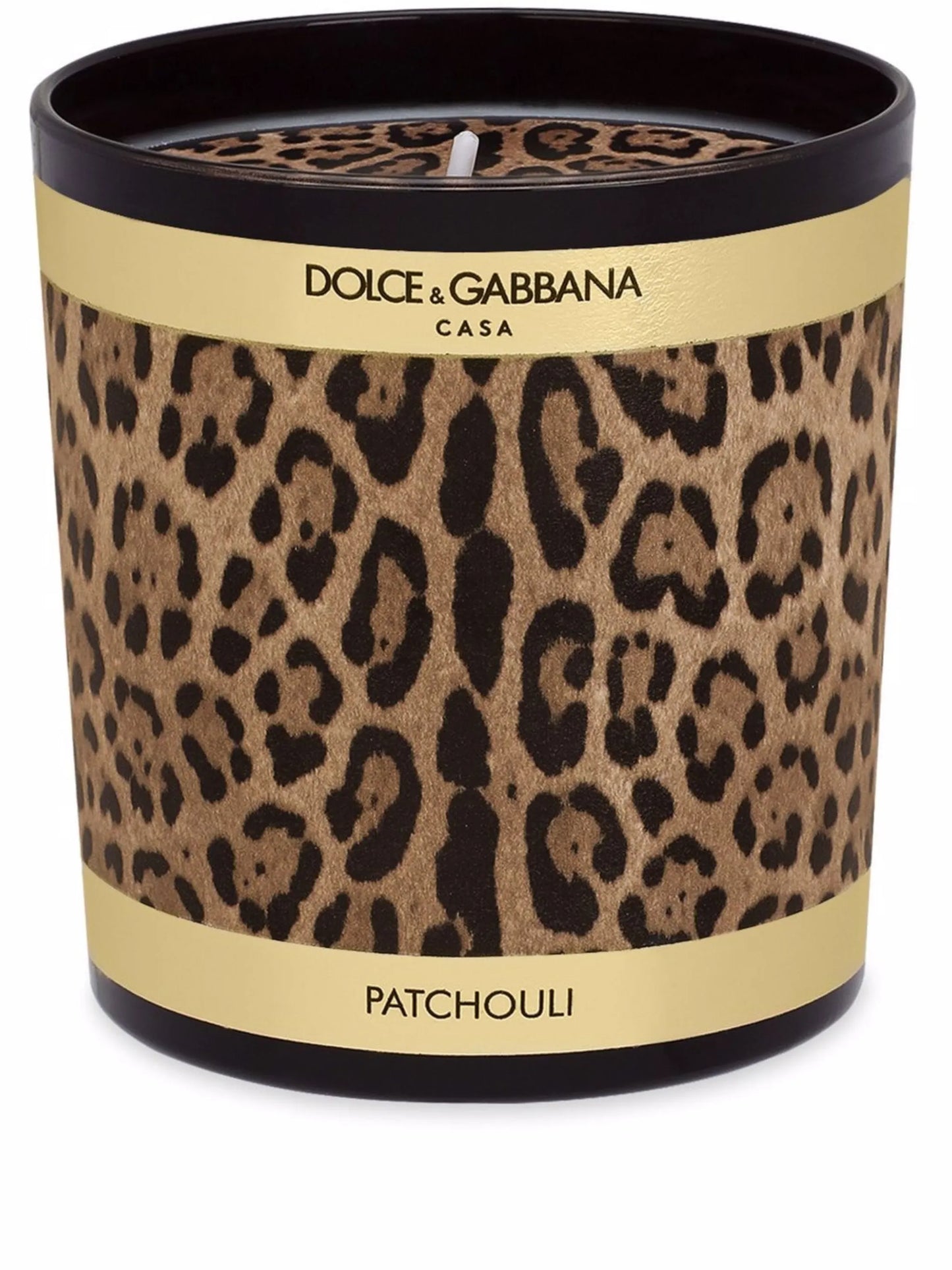 leopard-print scented candle (250g)