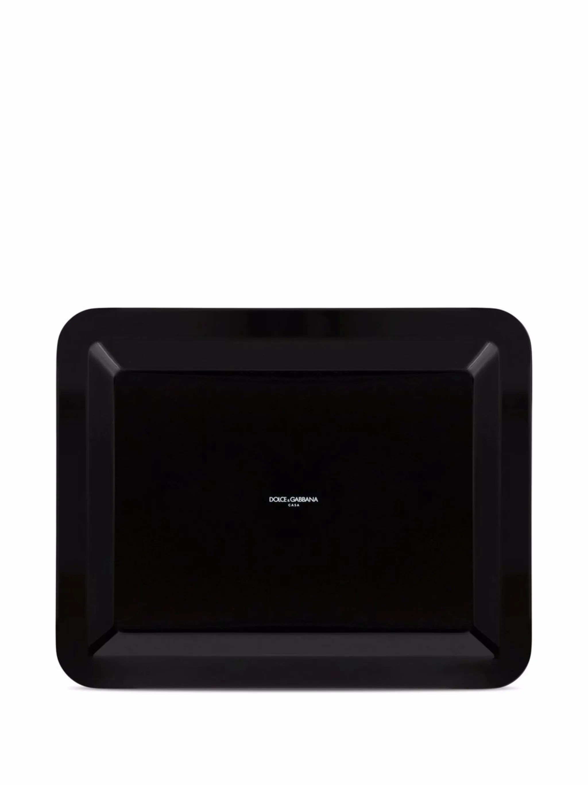 medium leopard-print wood tray