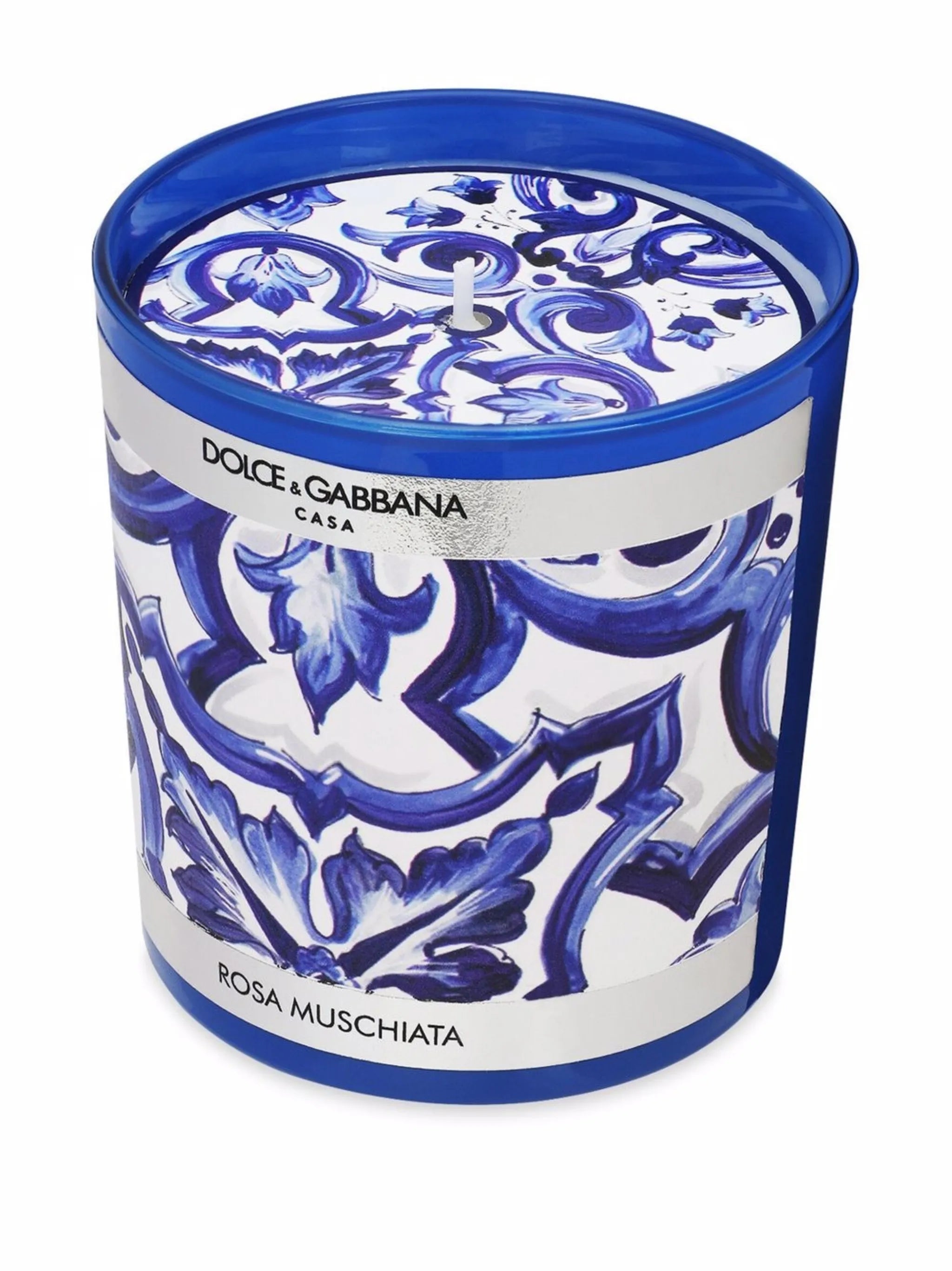 Mediterraneo-print scented candle (250g)