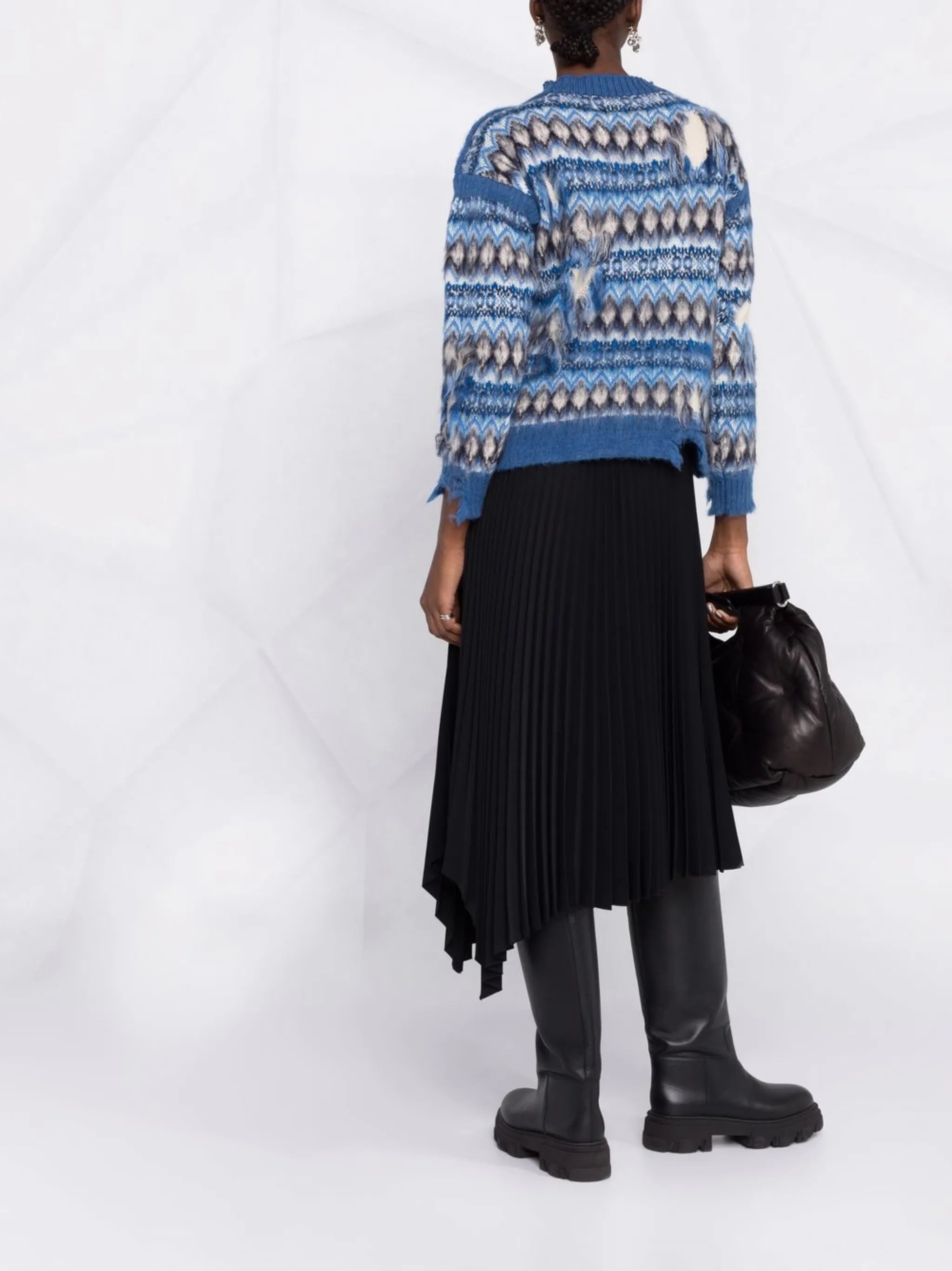 Fair Isle distressed jumper