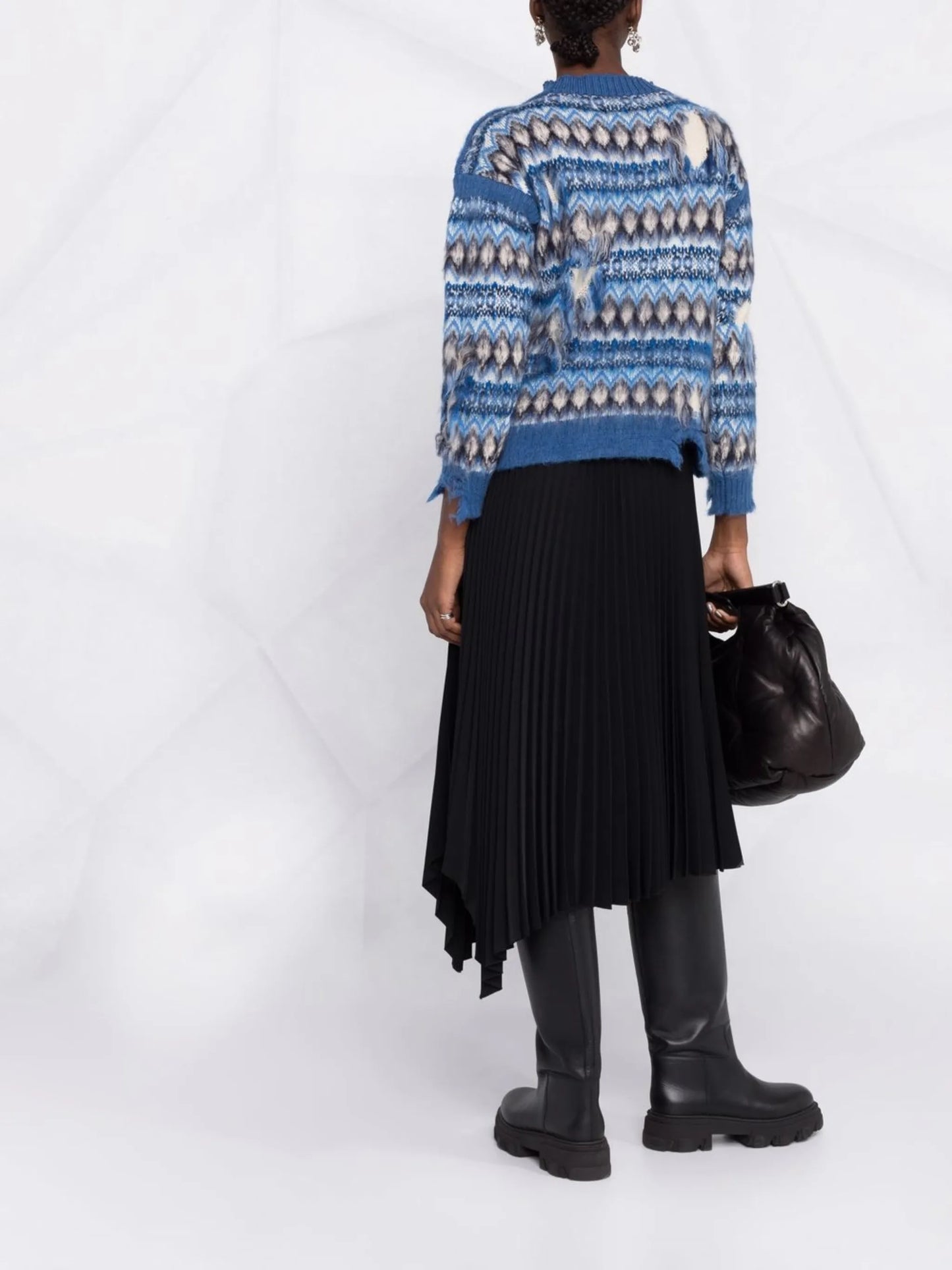 Fair Isle distressed jumper