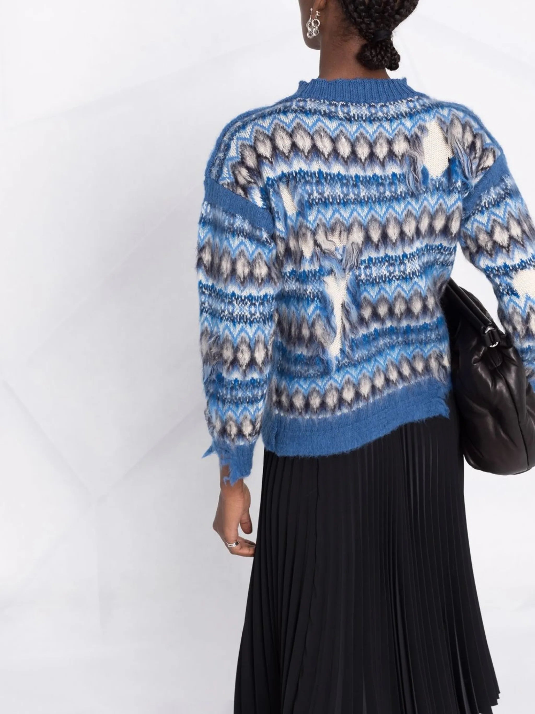 Fair Isle distressed jumper