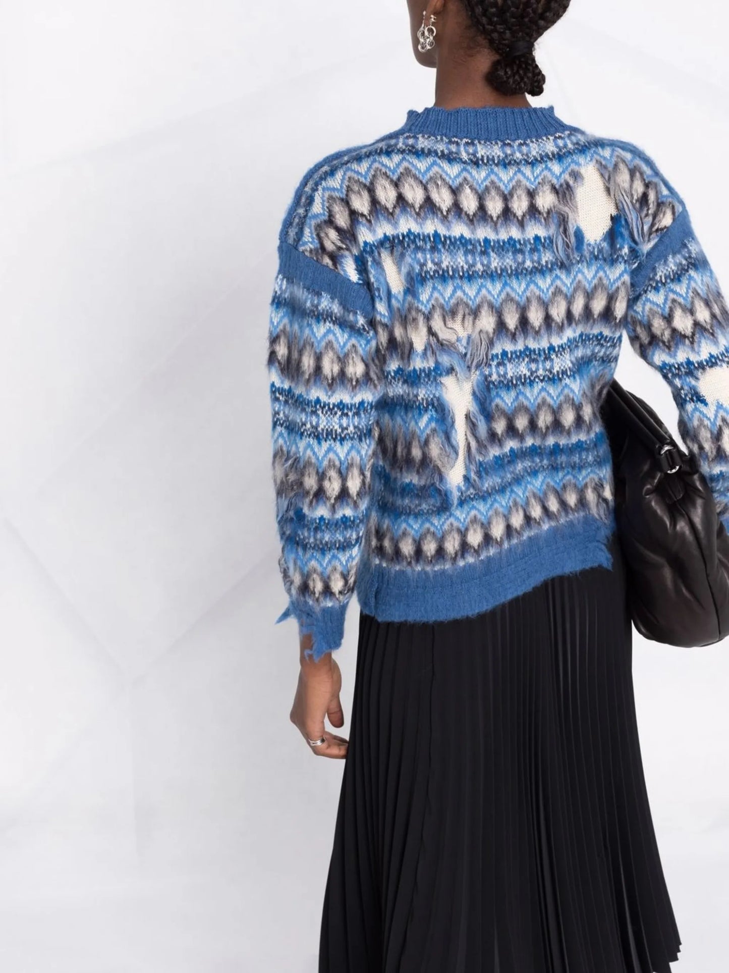 Fair Isle distressed jumper