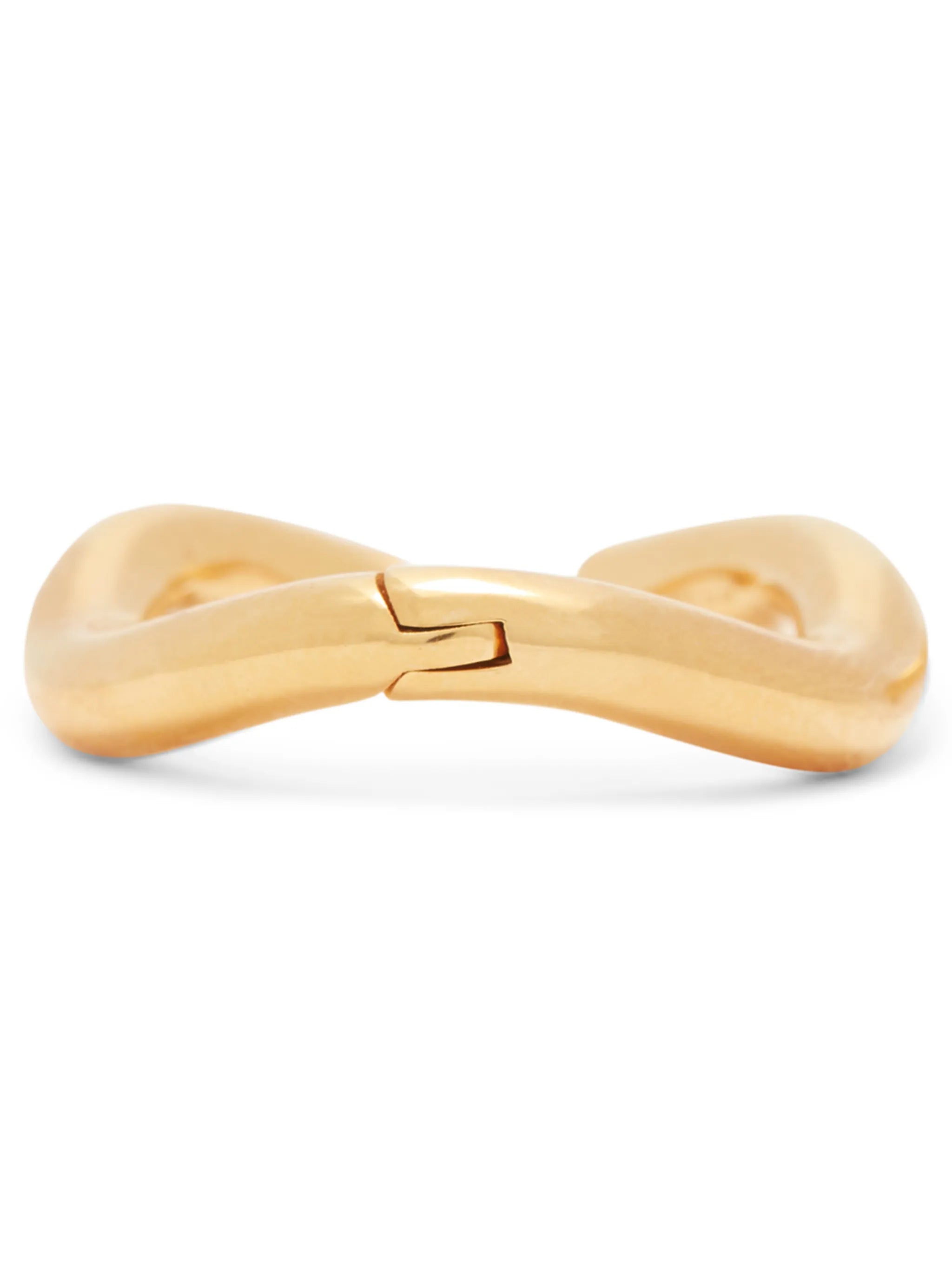 Wave hoop earrings