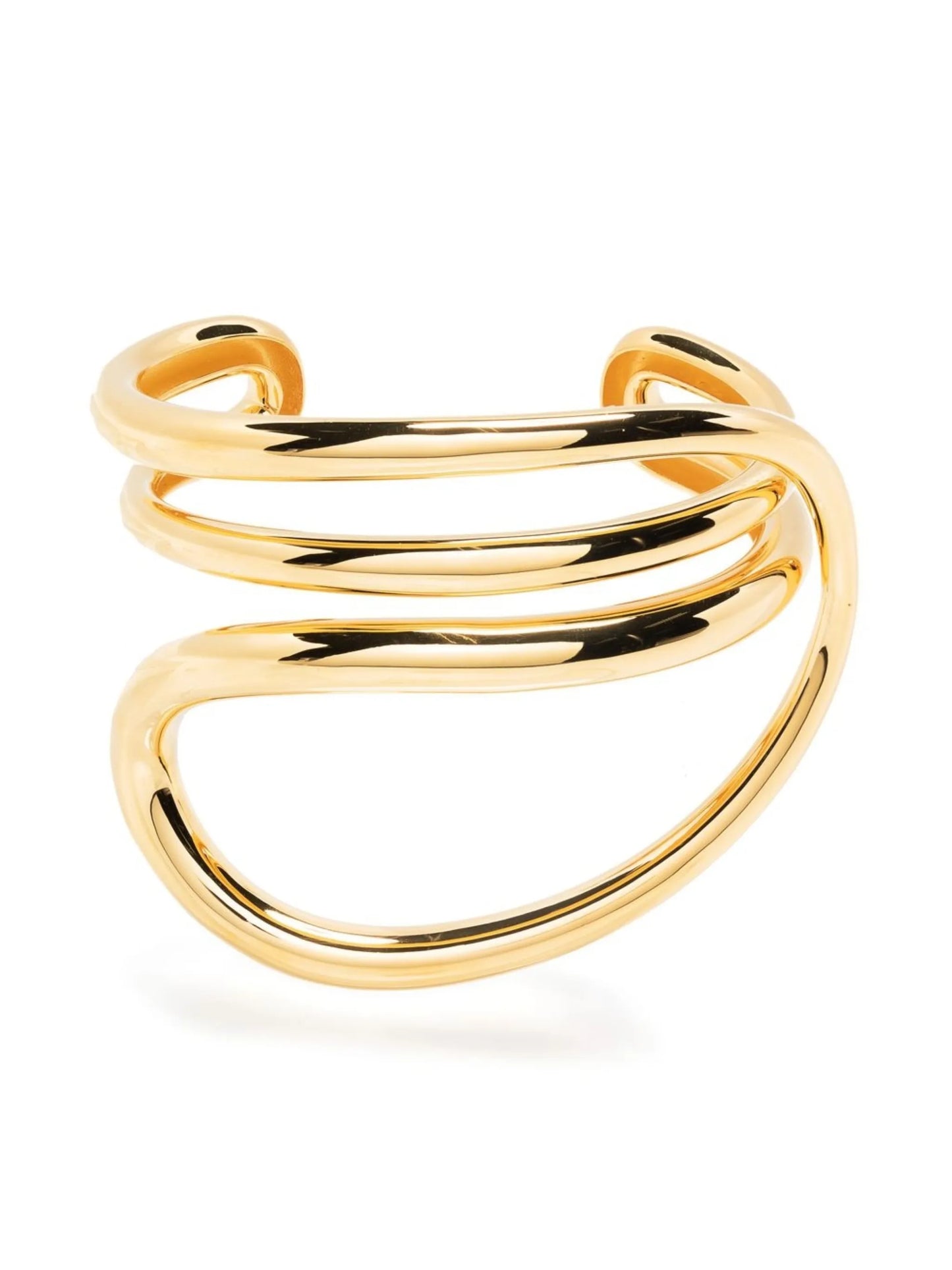 layered-design asymmetric bangle