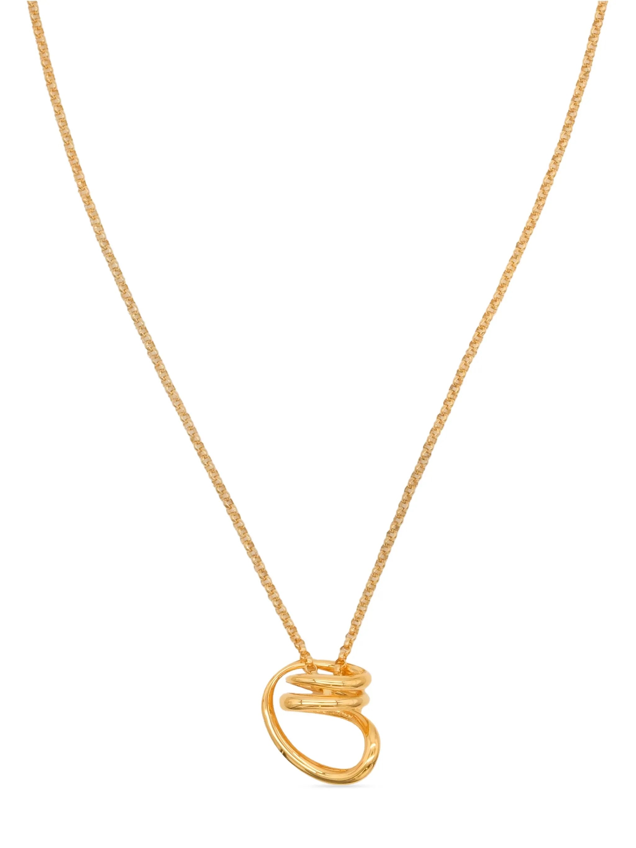 Round Trip pendant necklace