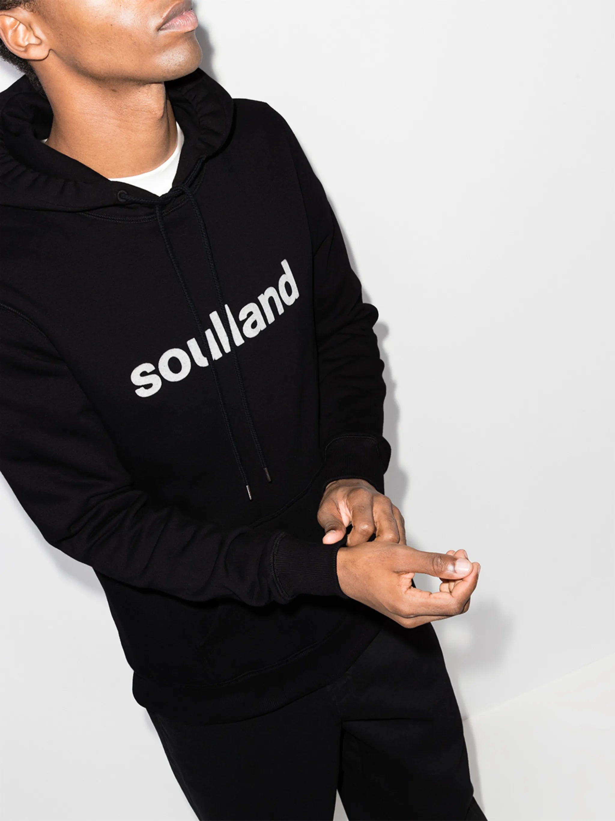 Goodie logo-print cotton hoodie