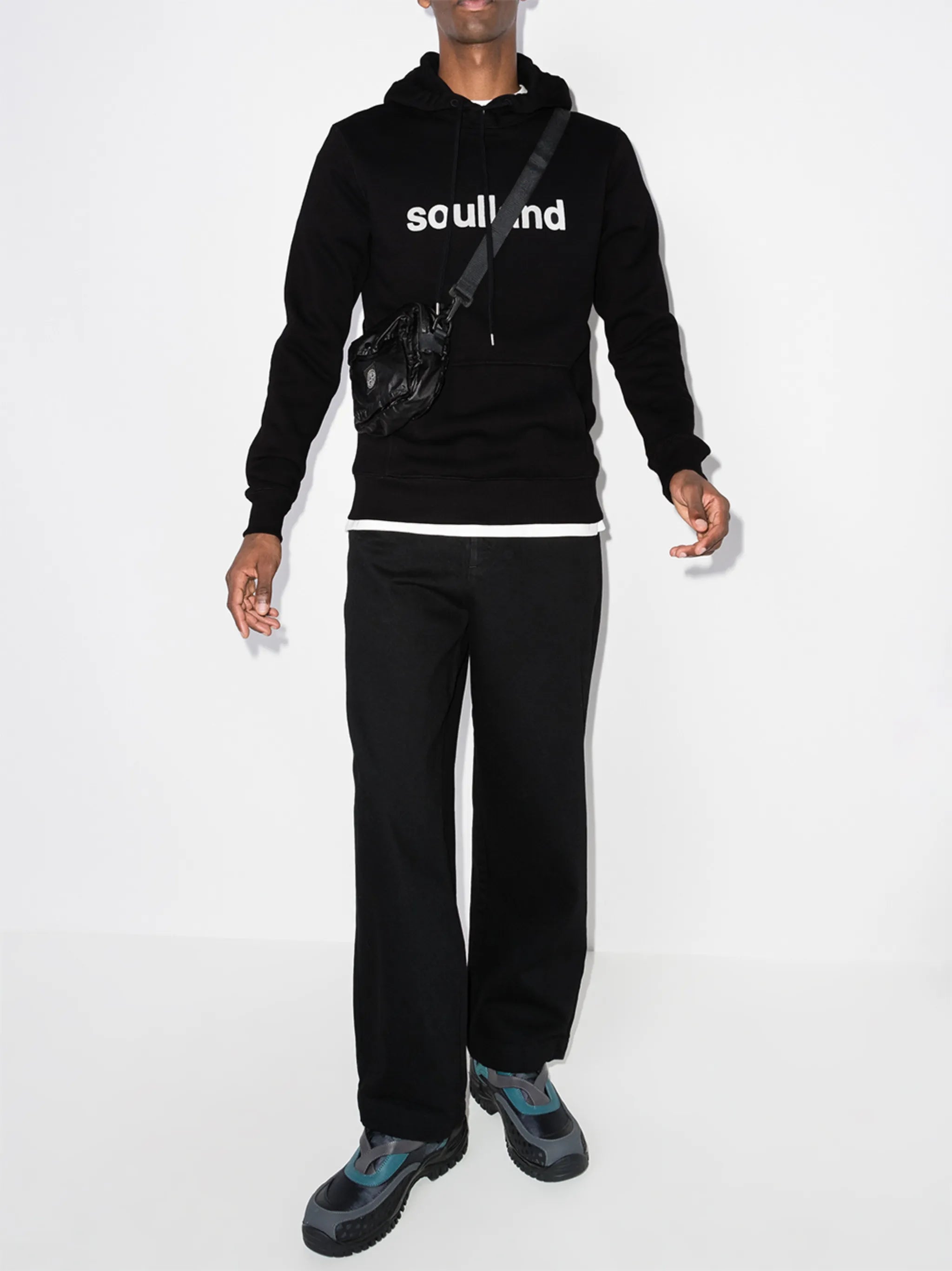 Goodie logo-print cotton hoodie