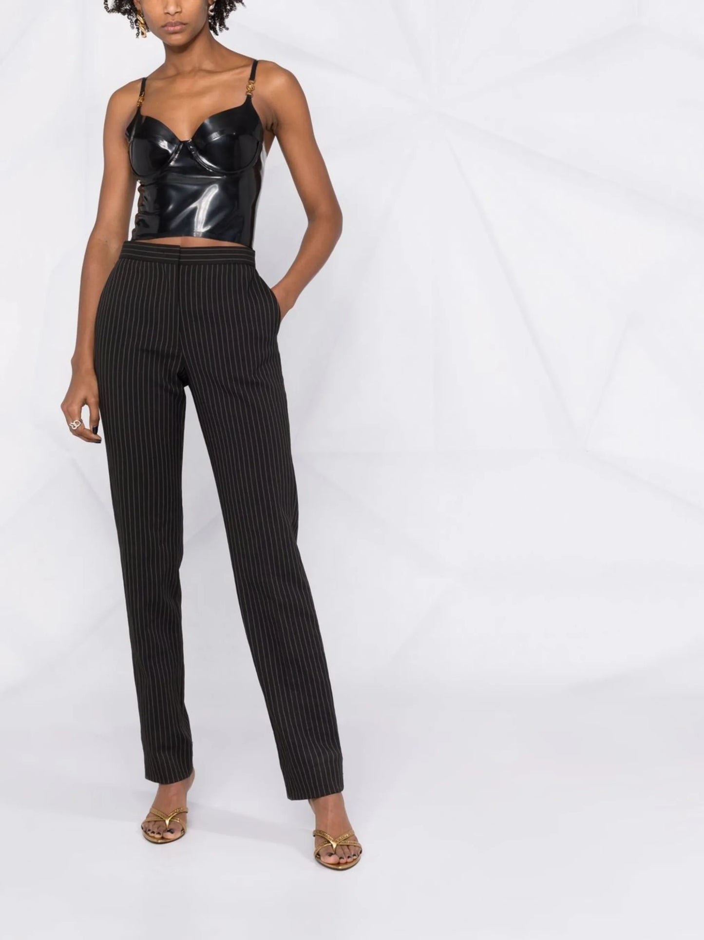 latex bustier top