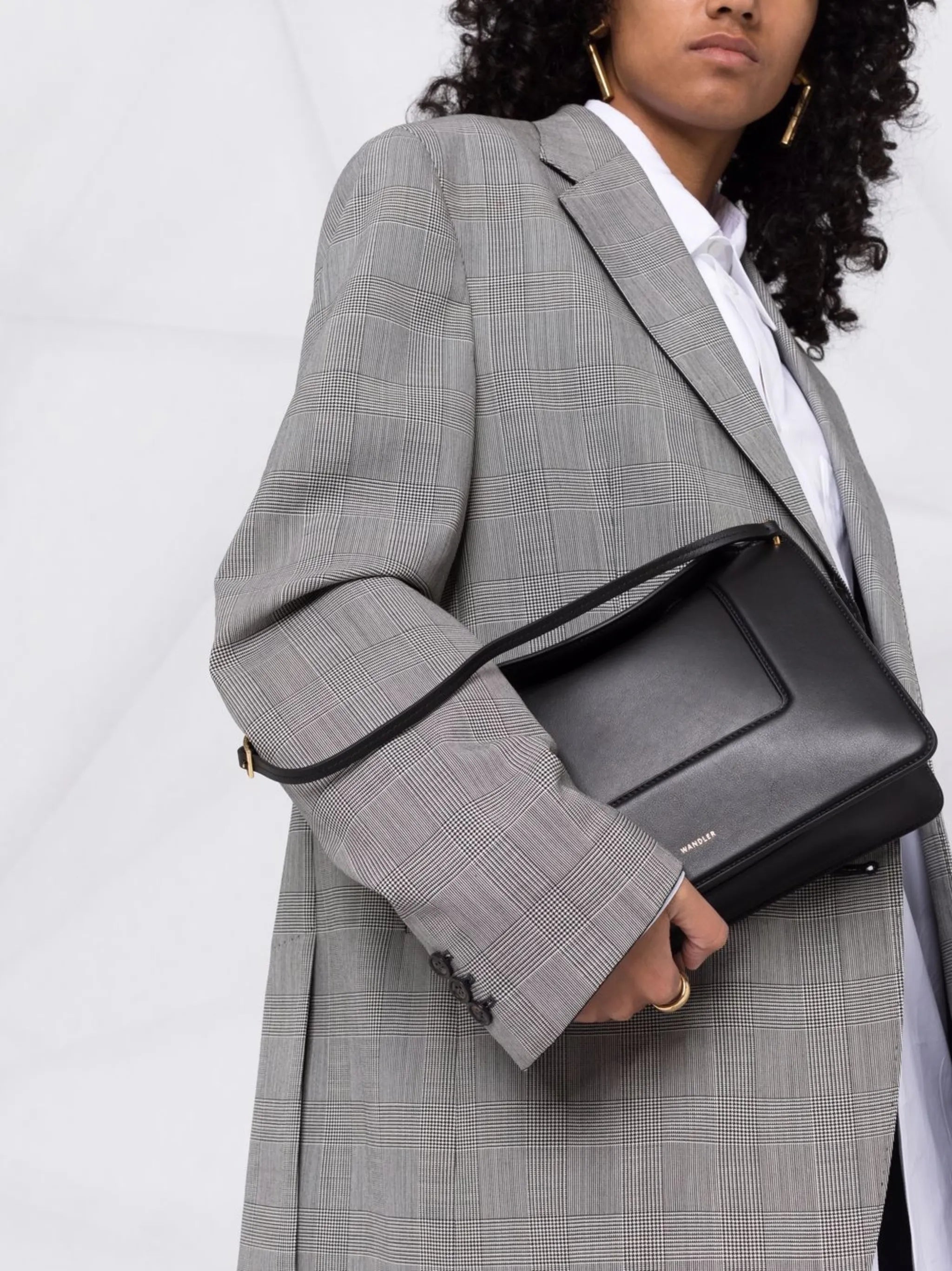 Penelope leather shoulder bag