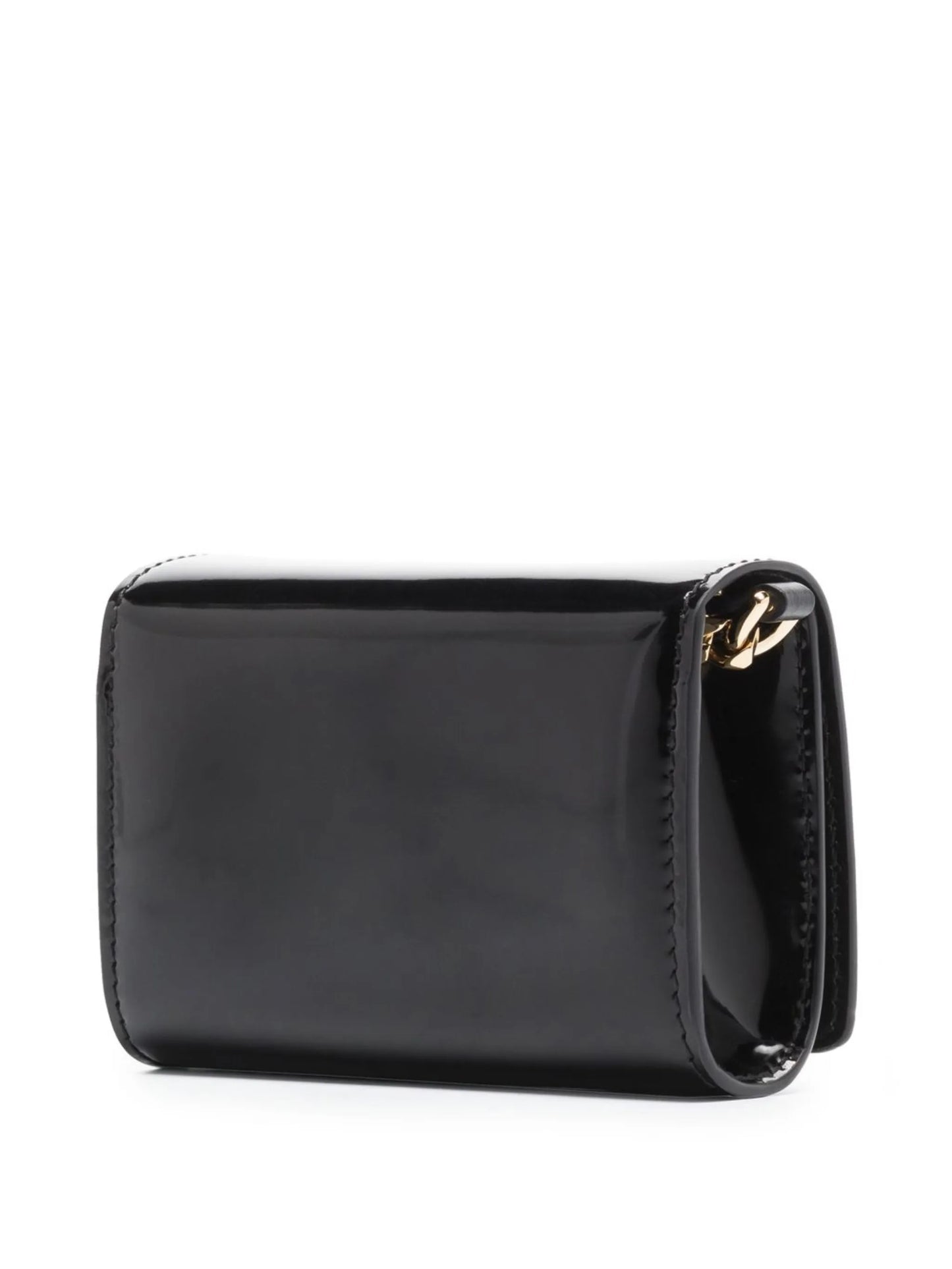 micro DG-logo leather crossbody bag