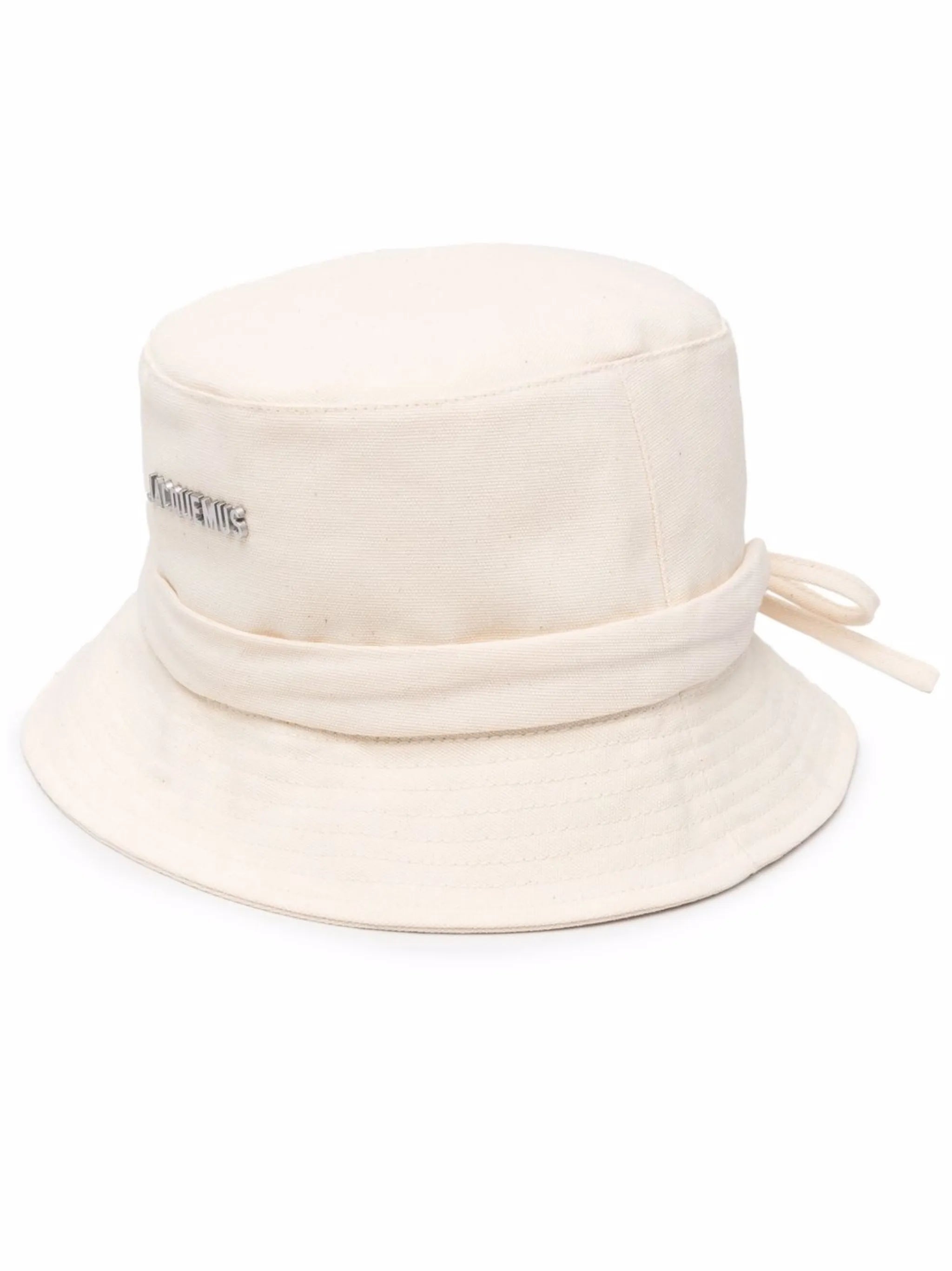 tie-detail bucket hat