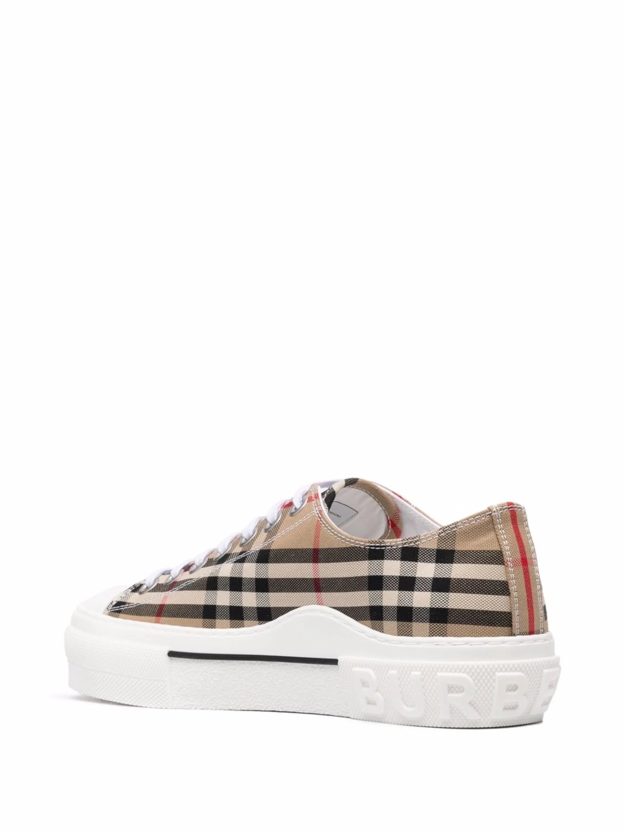 Check low-top sneakers