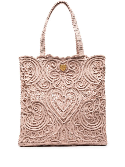 medium Beatrice cordonetto-lace tote bag