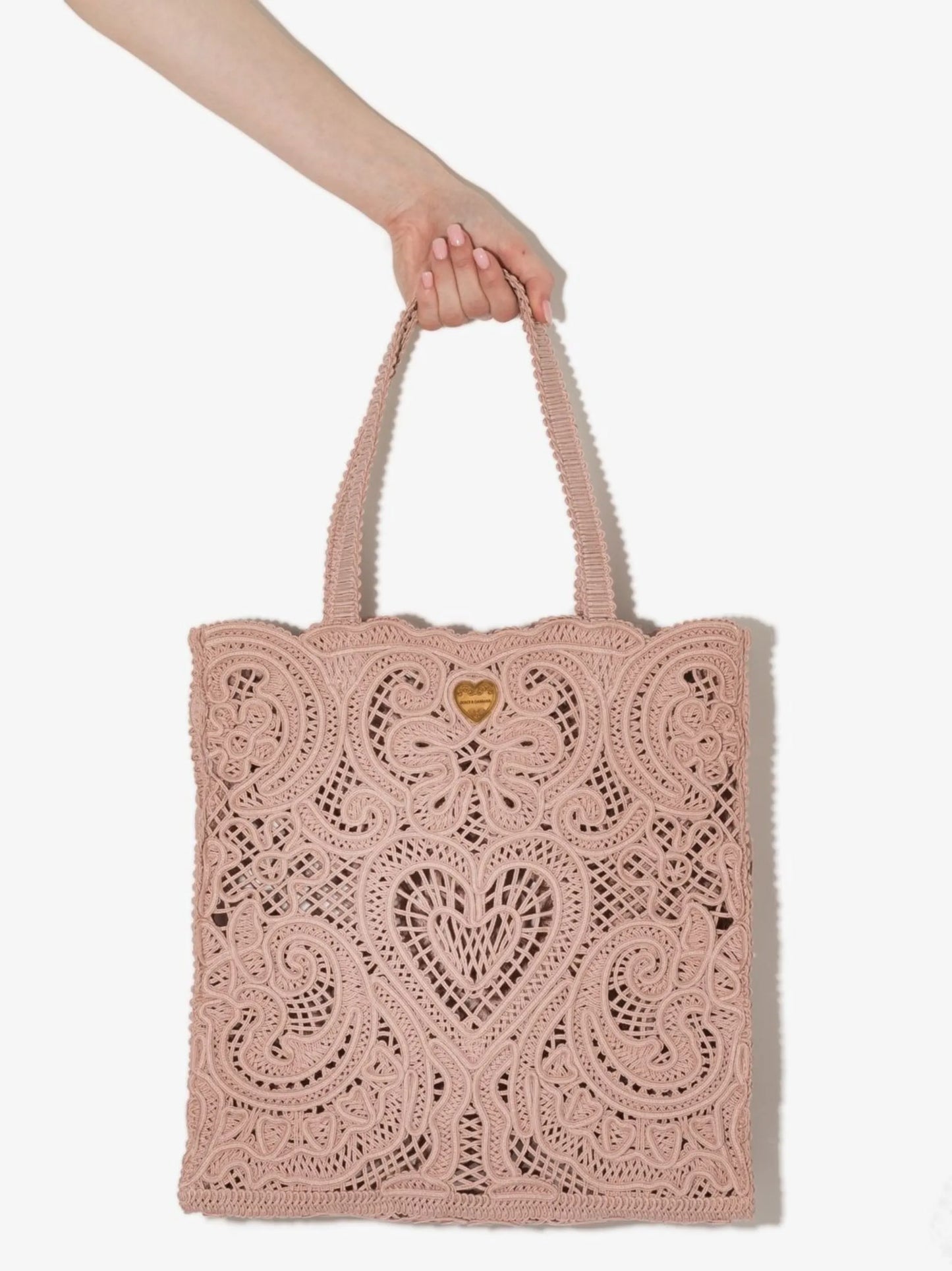 medium Beatrice cordonetto-lace tote bag
