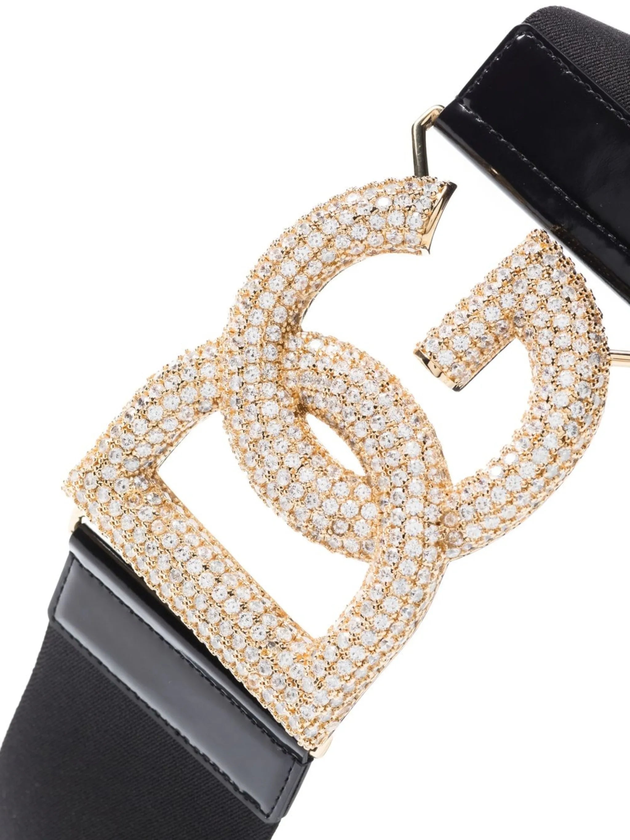 logo-buckle embellished belt