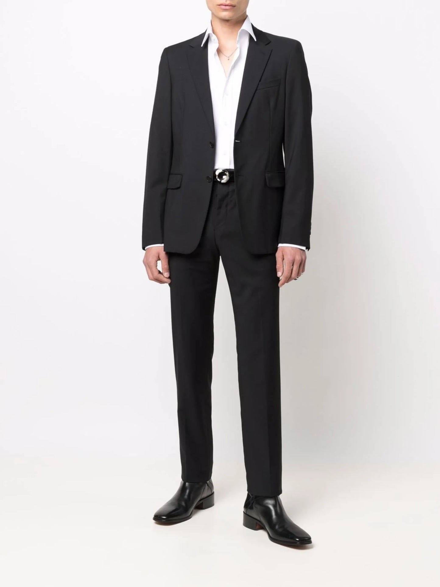 long-sleeved poplin shirt