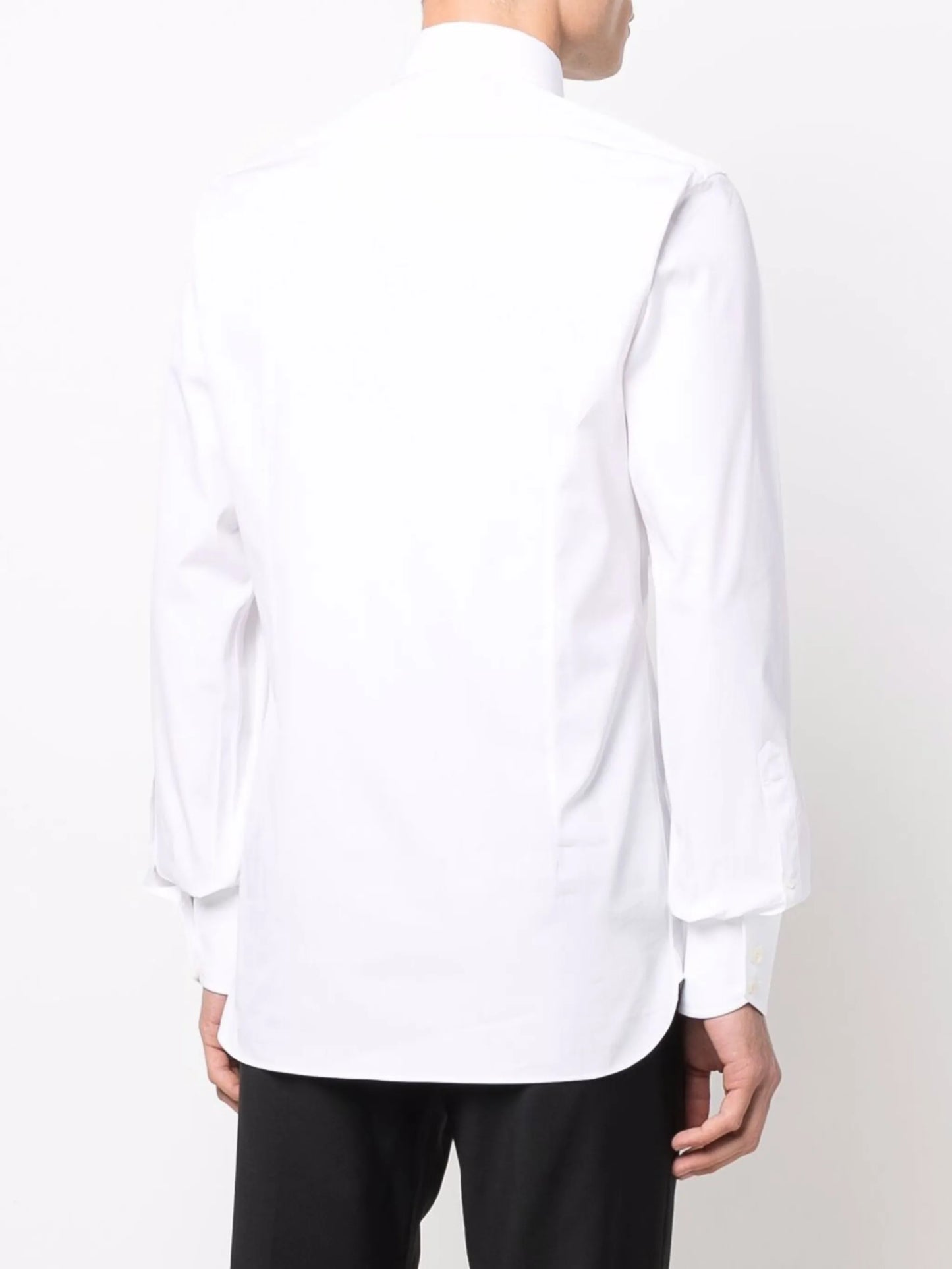 long-sleeved poplin shirt
