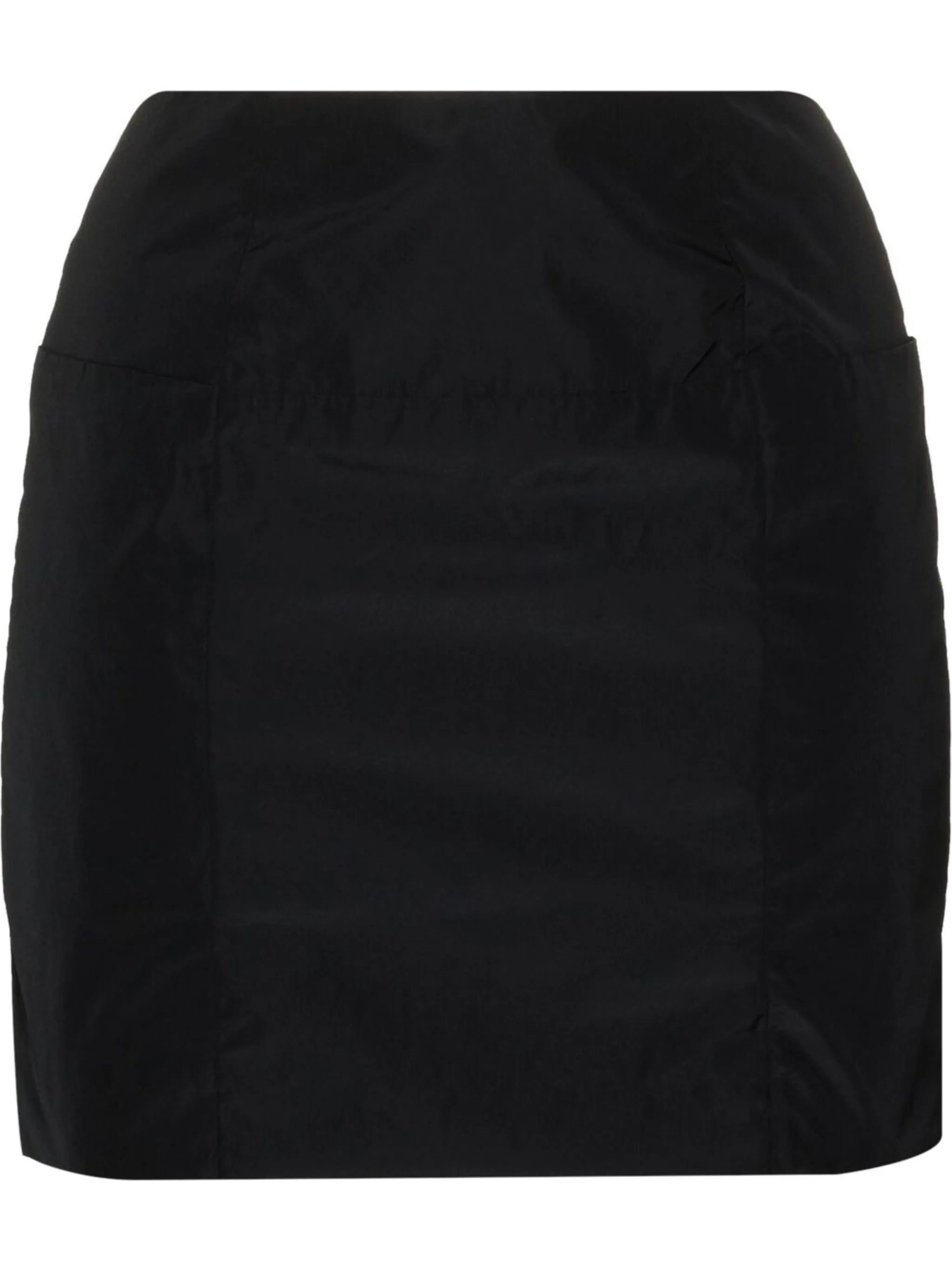 side-zip fitted miniskirt