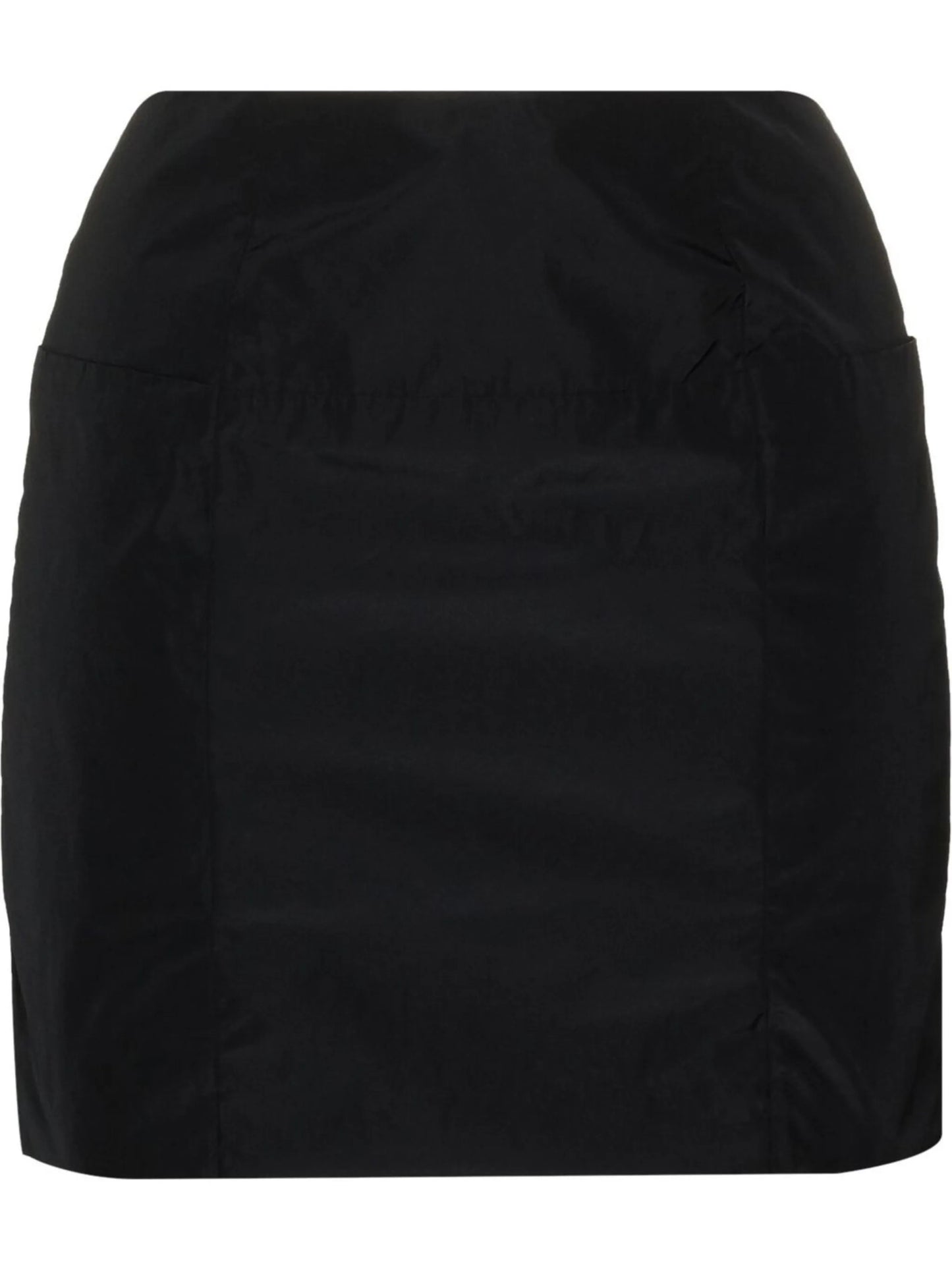 side-zip fitted miniskirt