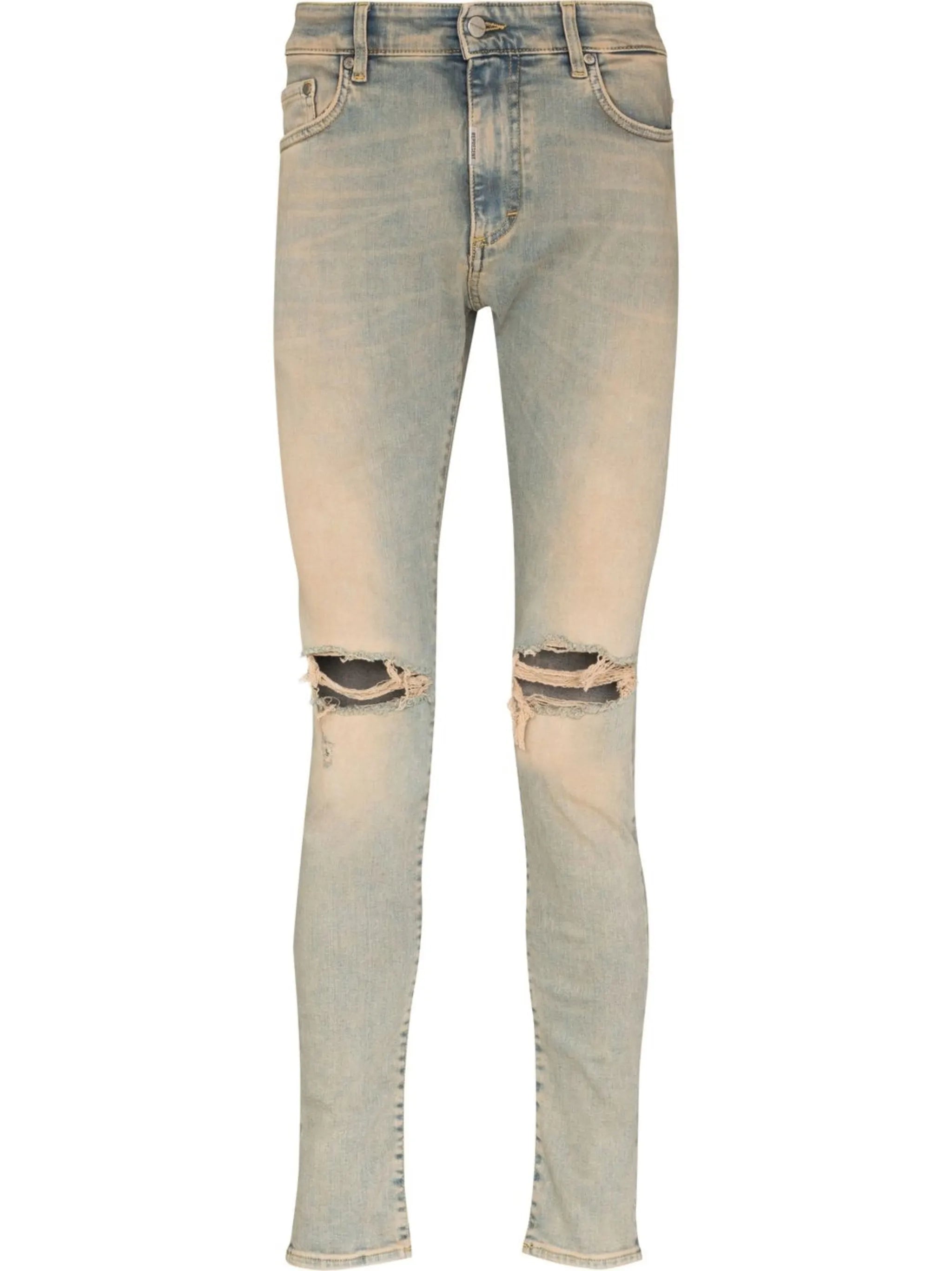Destroyer distressed-effect skinny jeans
