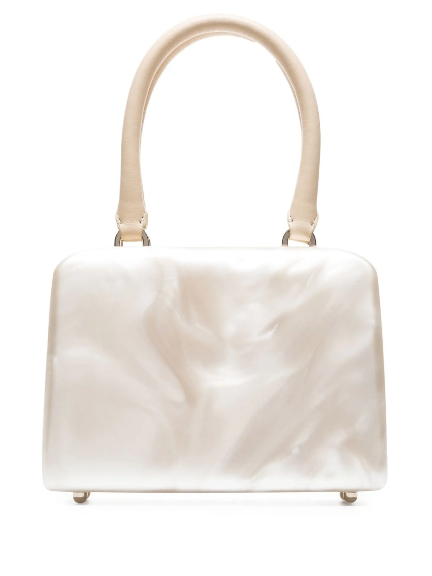 mini pearl-effect case bag