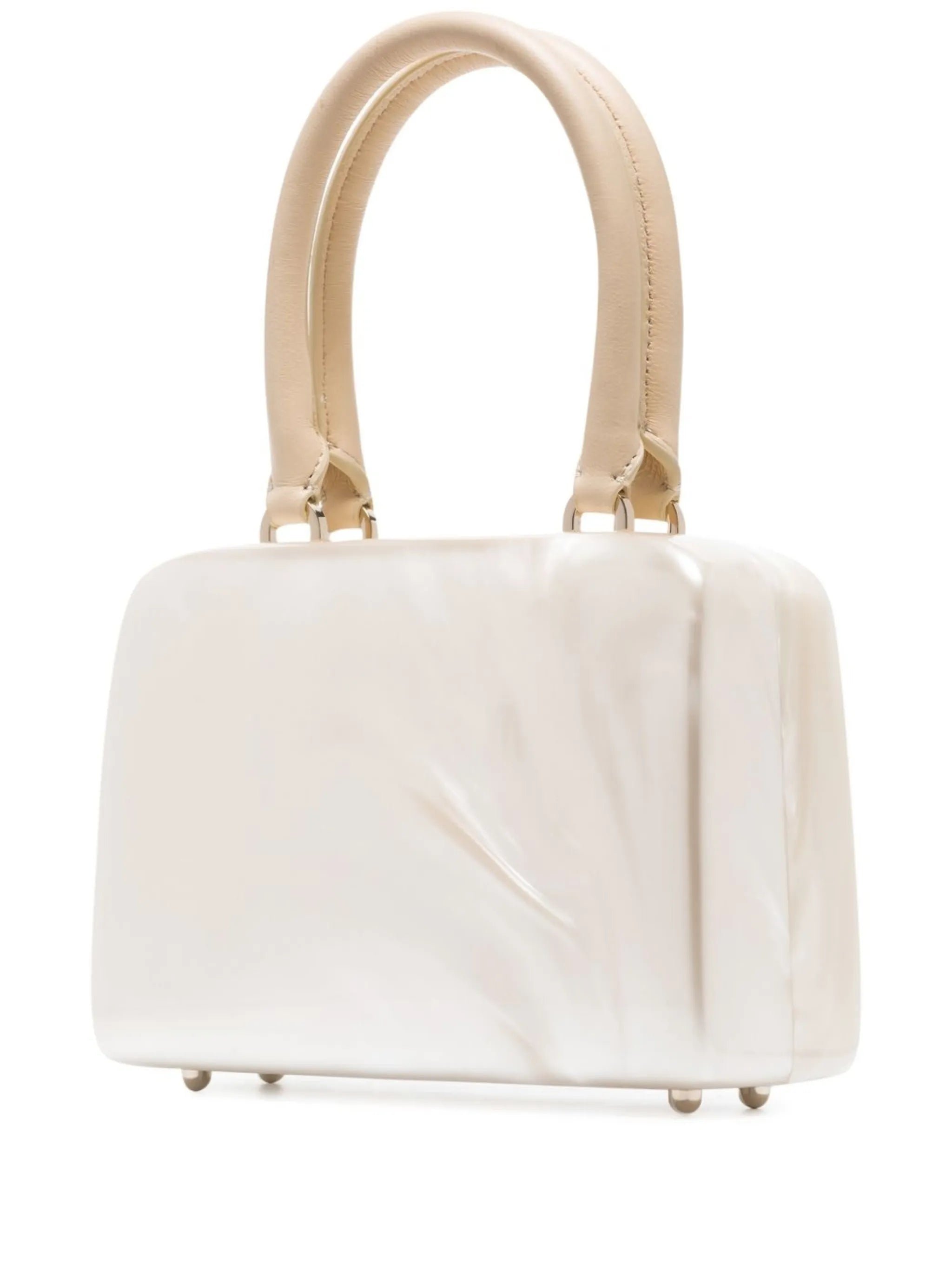 mini pearl-effect case bag