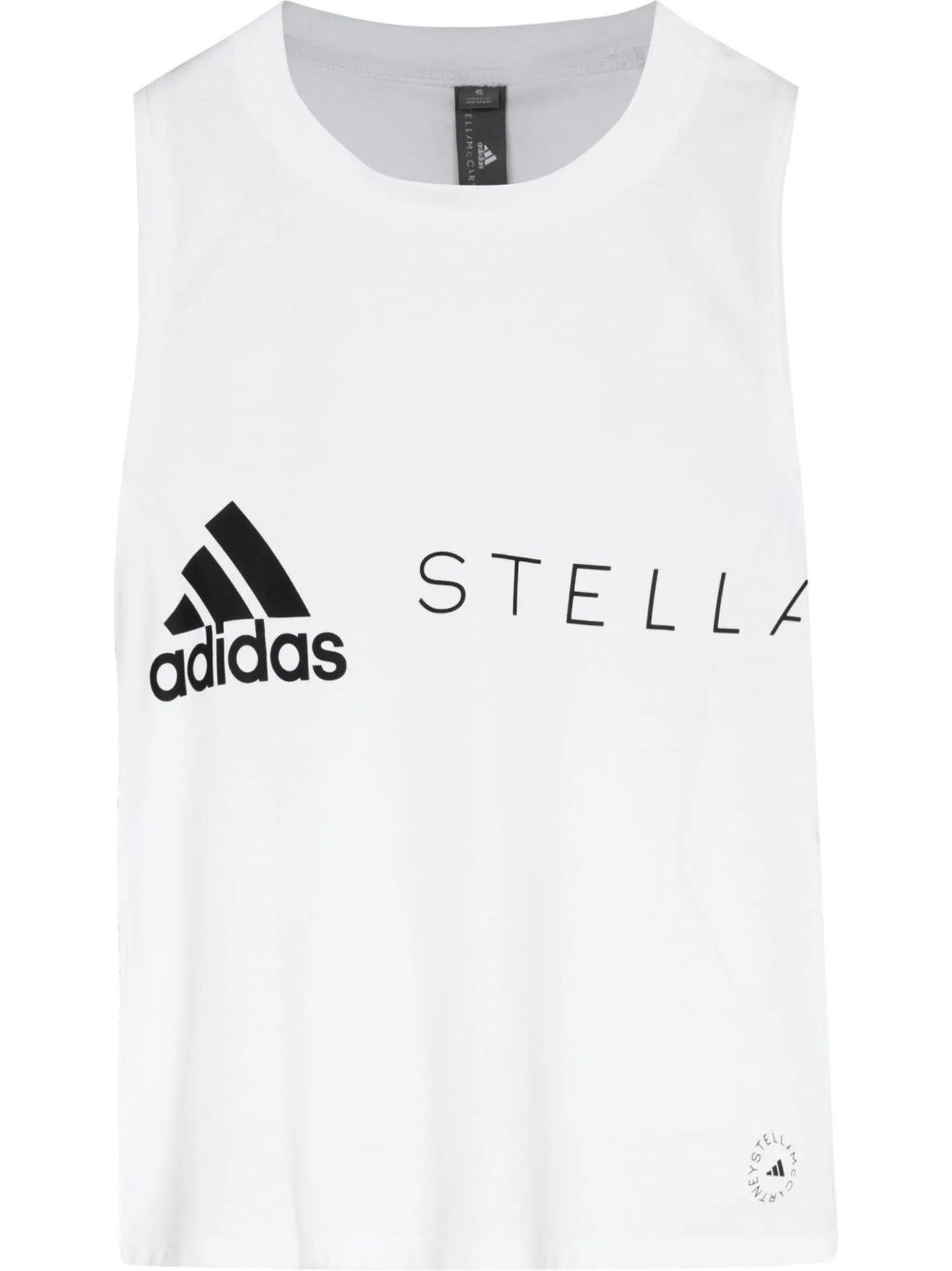 logo-print tank top