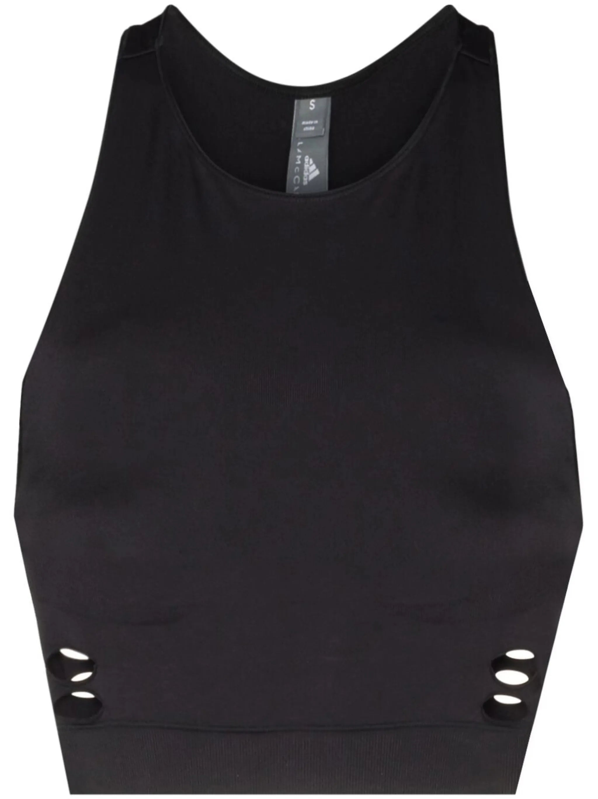 cut out-detail cropped vest