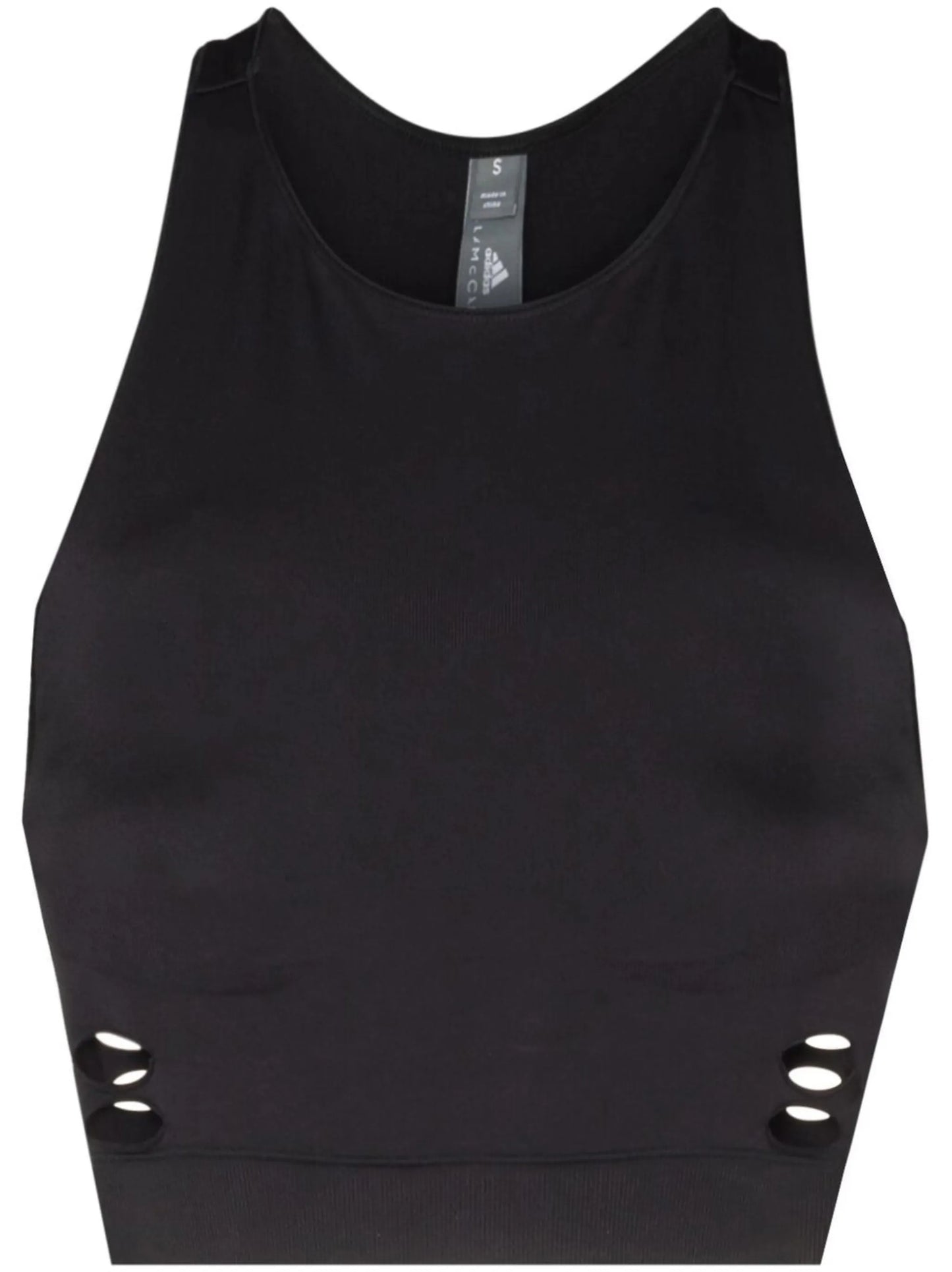 cut out-detail cropped vest