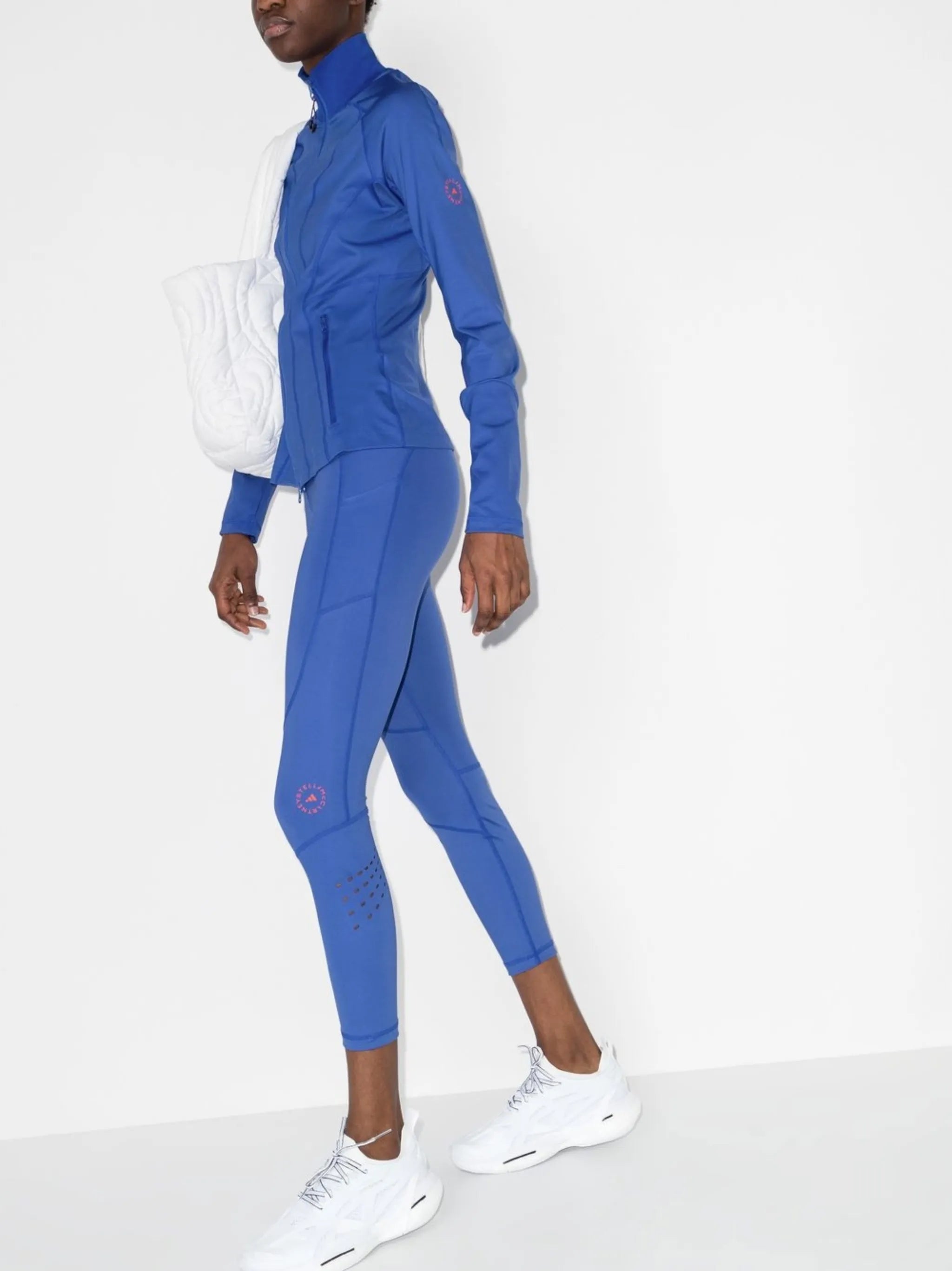 logo-print performance leggings