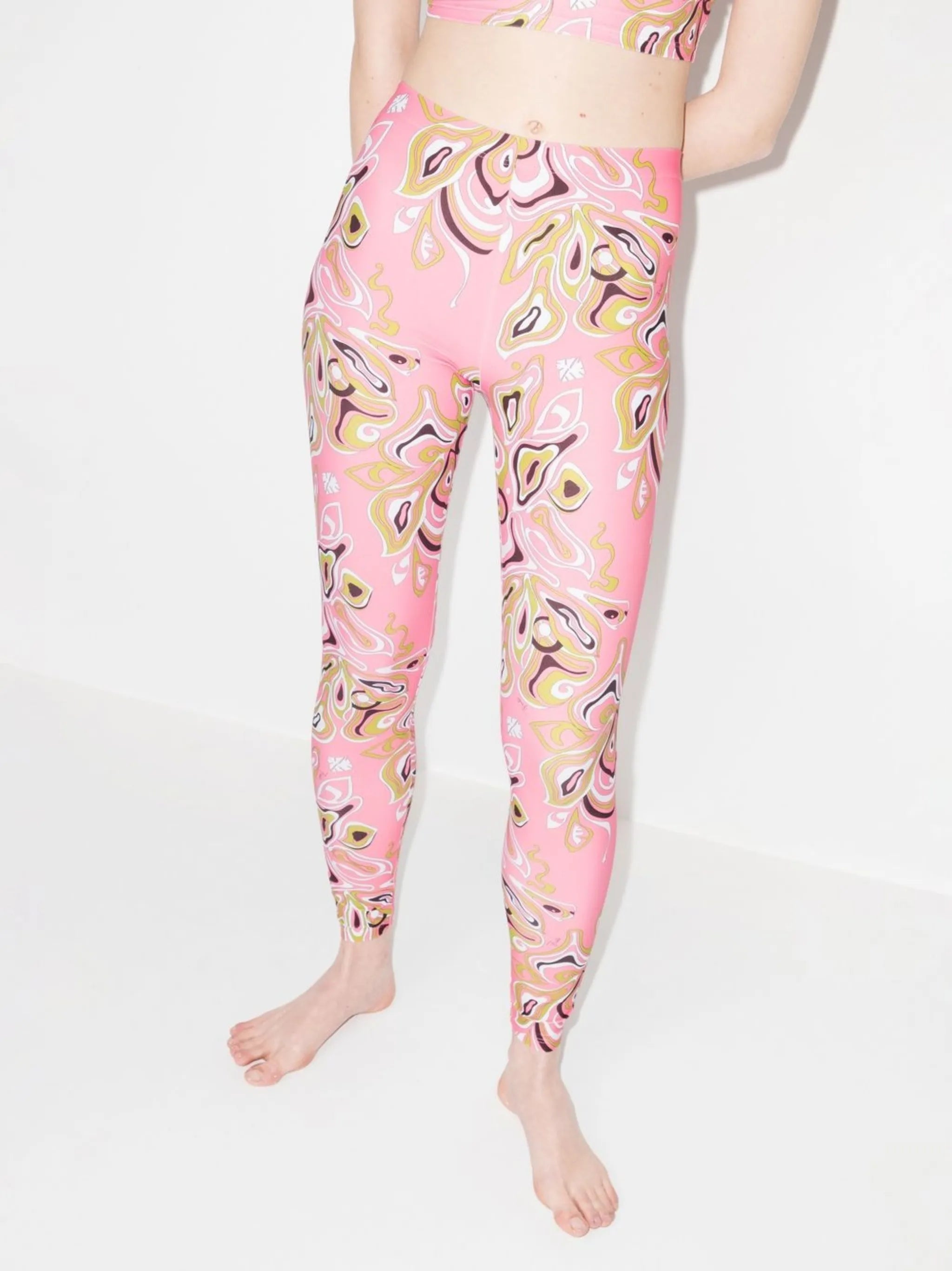 Africana-print leggings