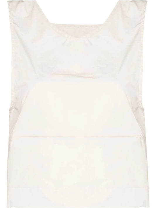 Action sleeveless crop top