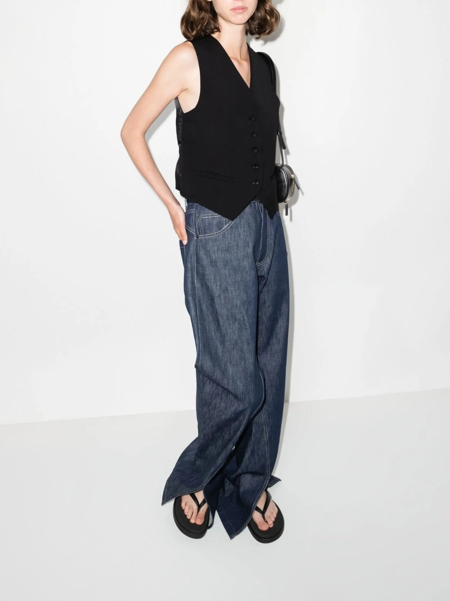 Gelso single-breasted waistcoat