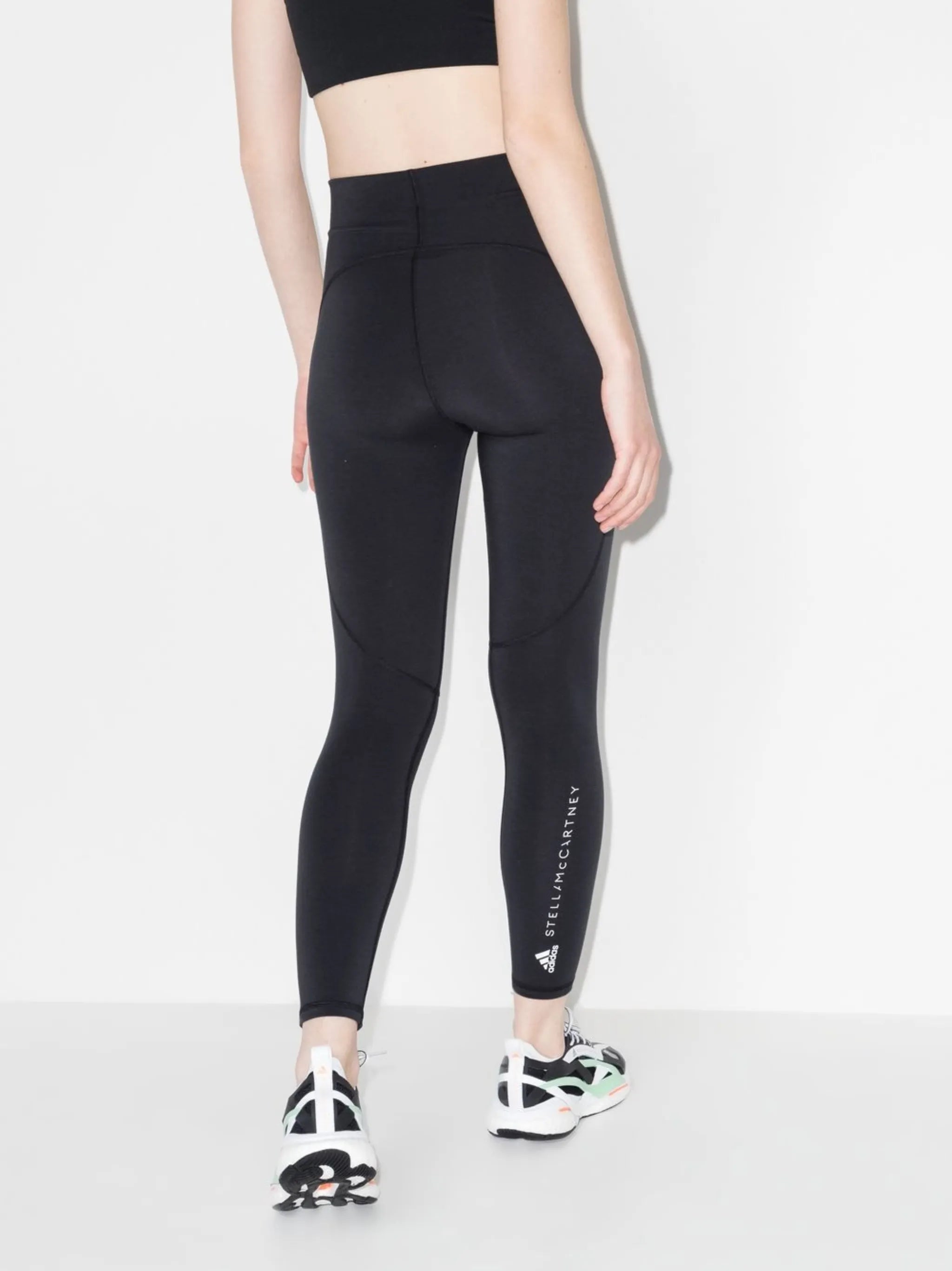 logo-print 7/8 yoga leggings
