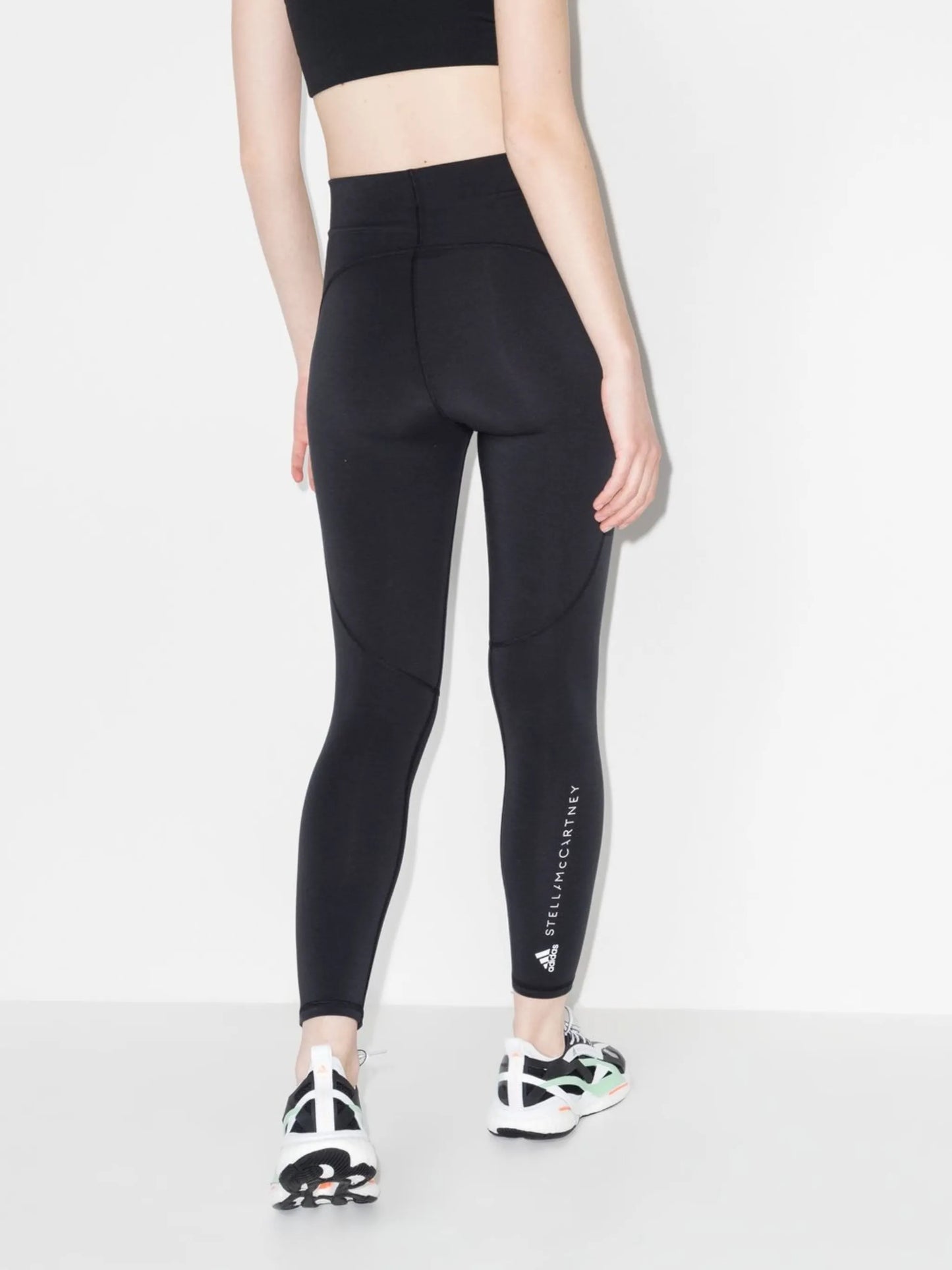 logo-print 7/8 yoga leggings