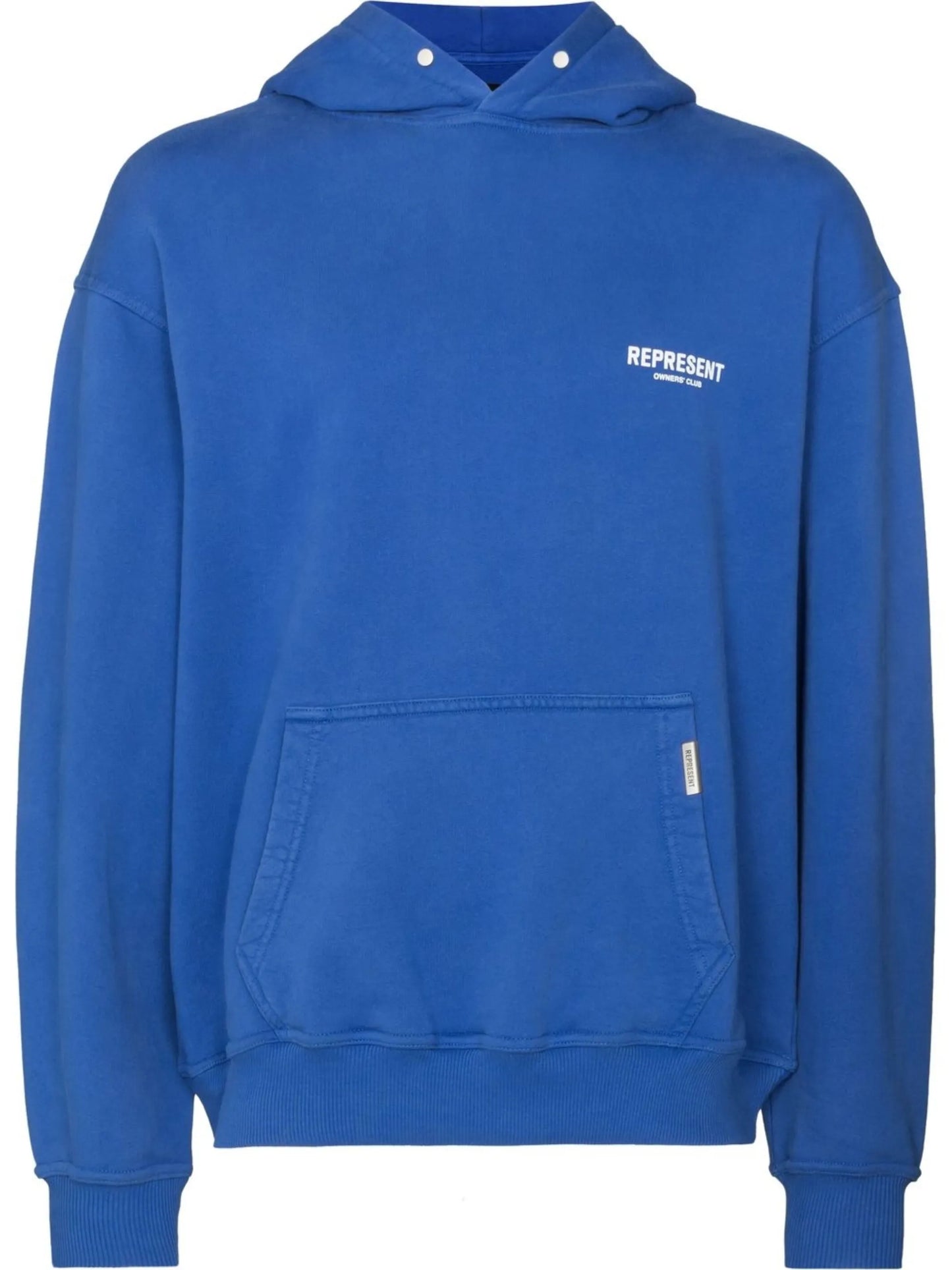 logo-print cotton hoodie