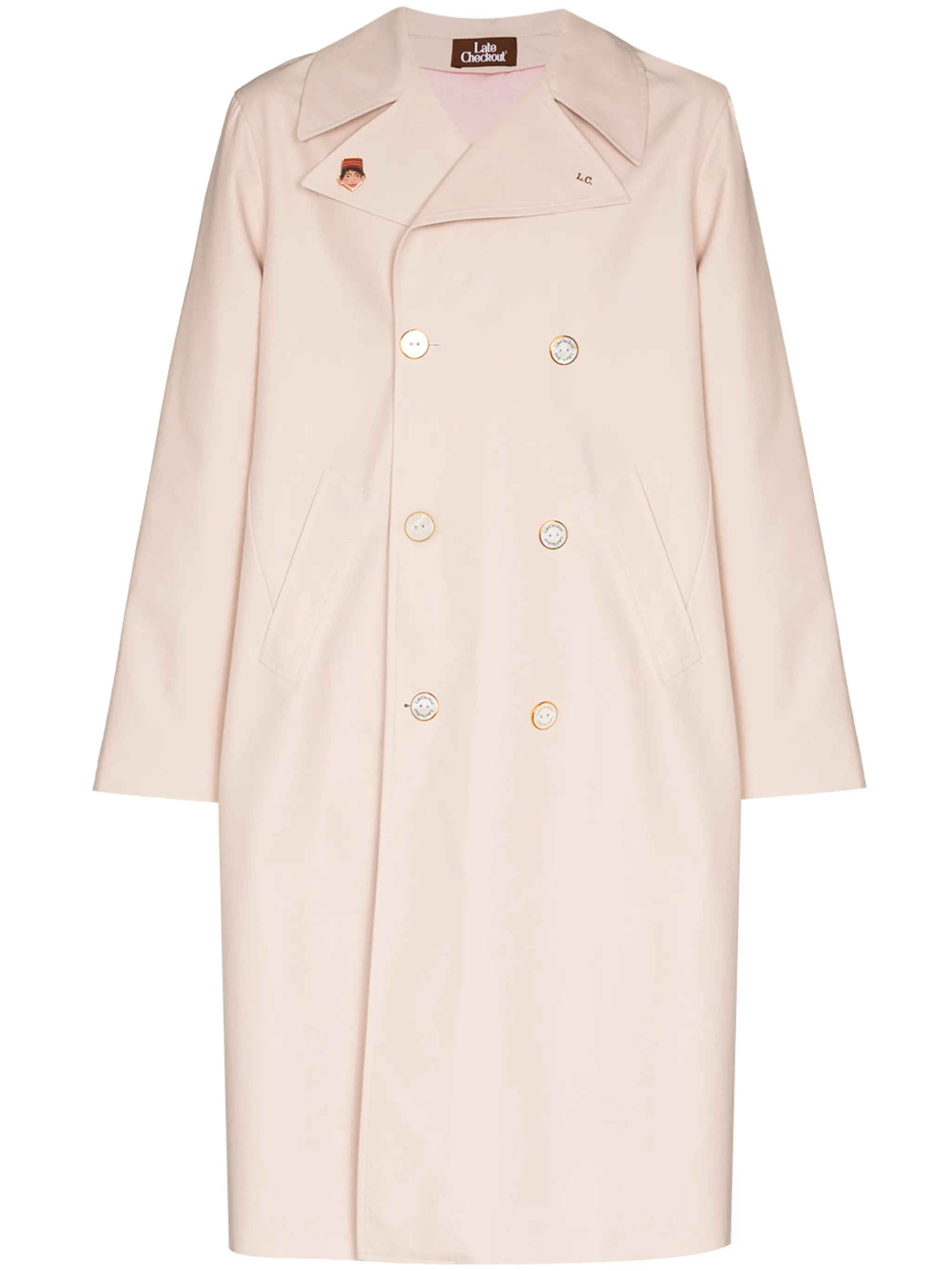 Issa double-breasted trench coat