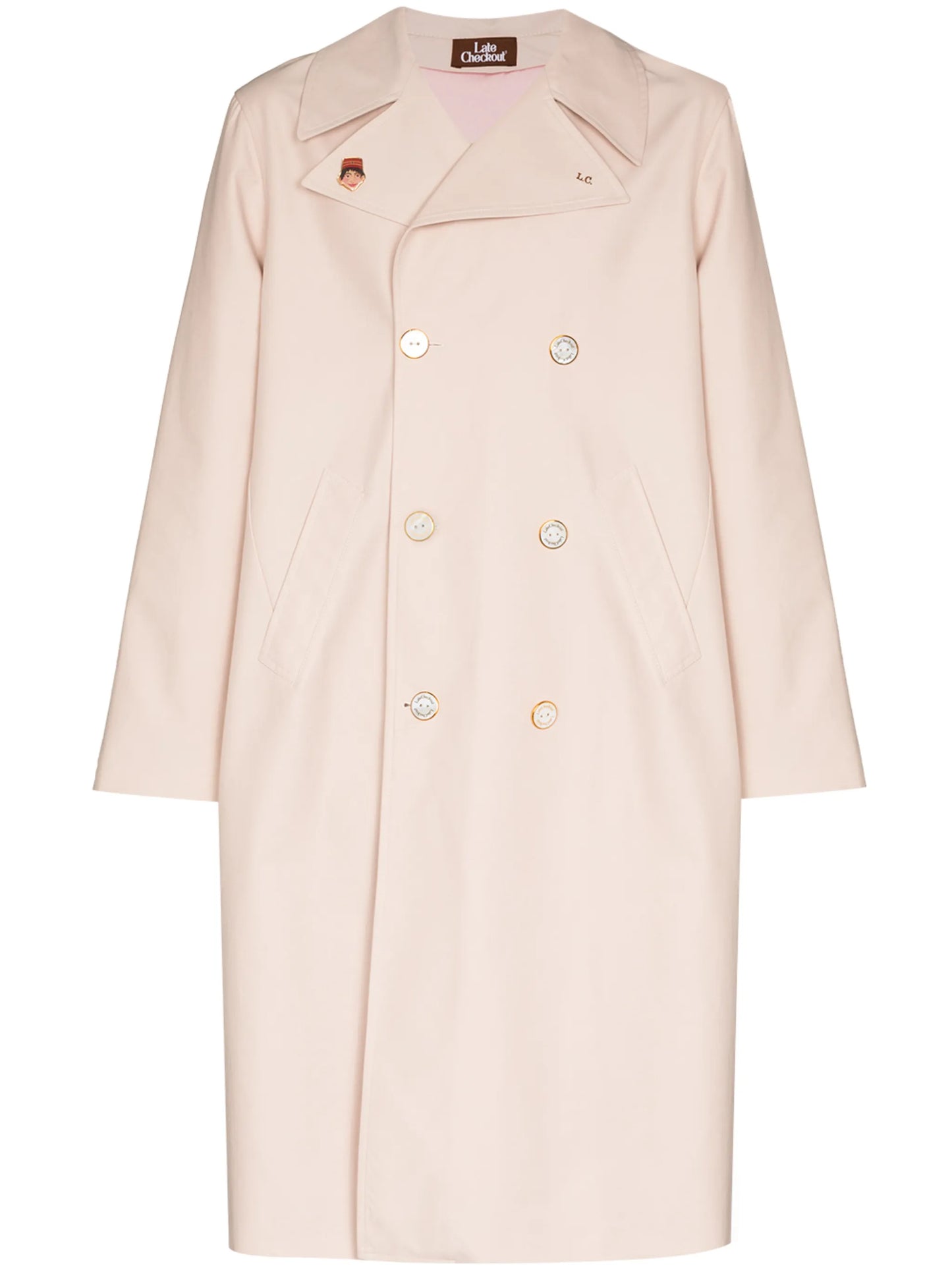 Issa double-breasted trench coat