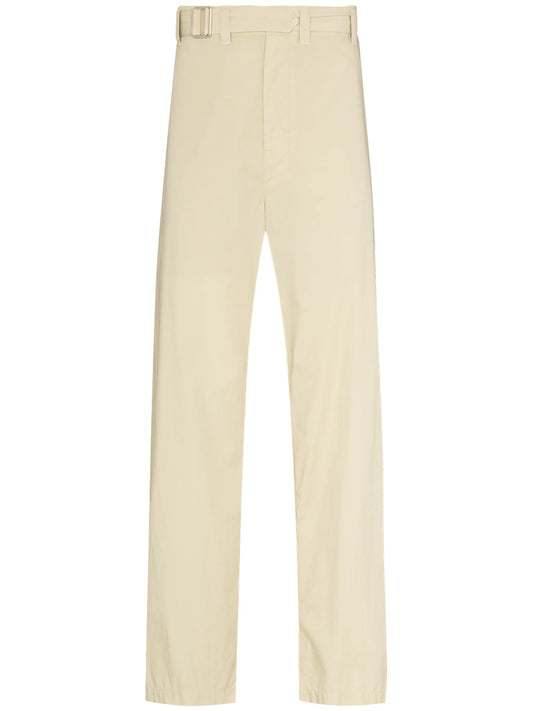 belted wide-leg trousers