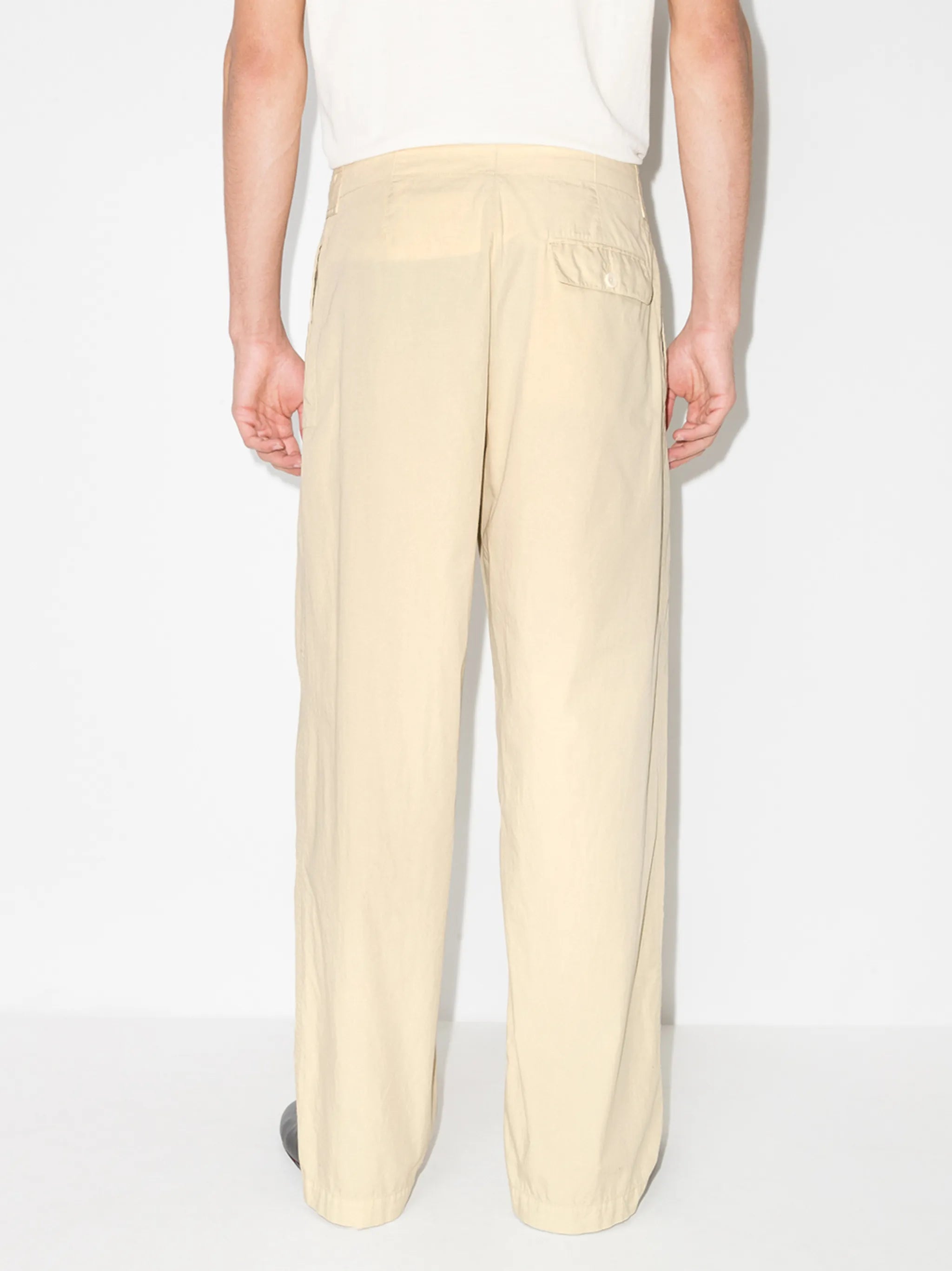 belted wide-leg trousers