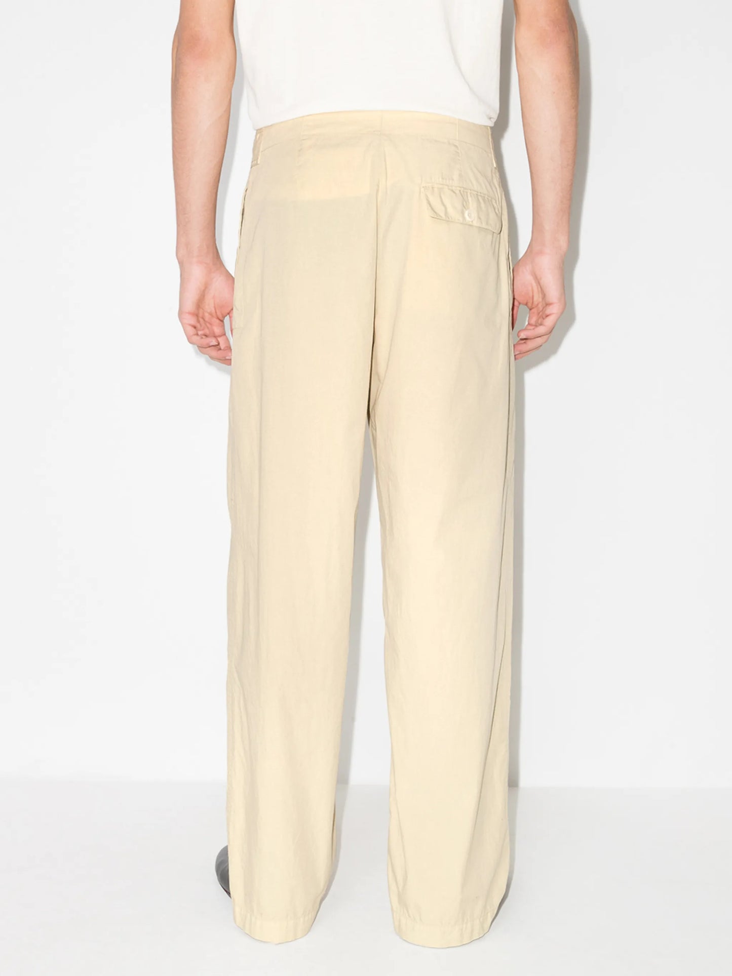 belted wide-leg trousers