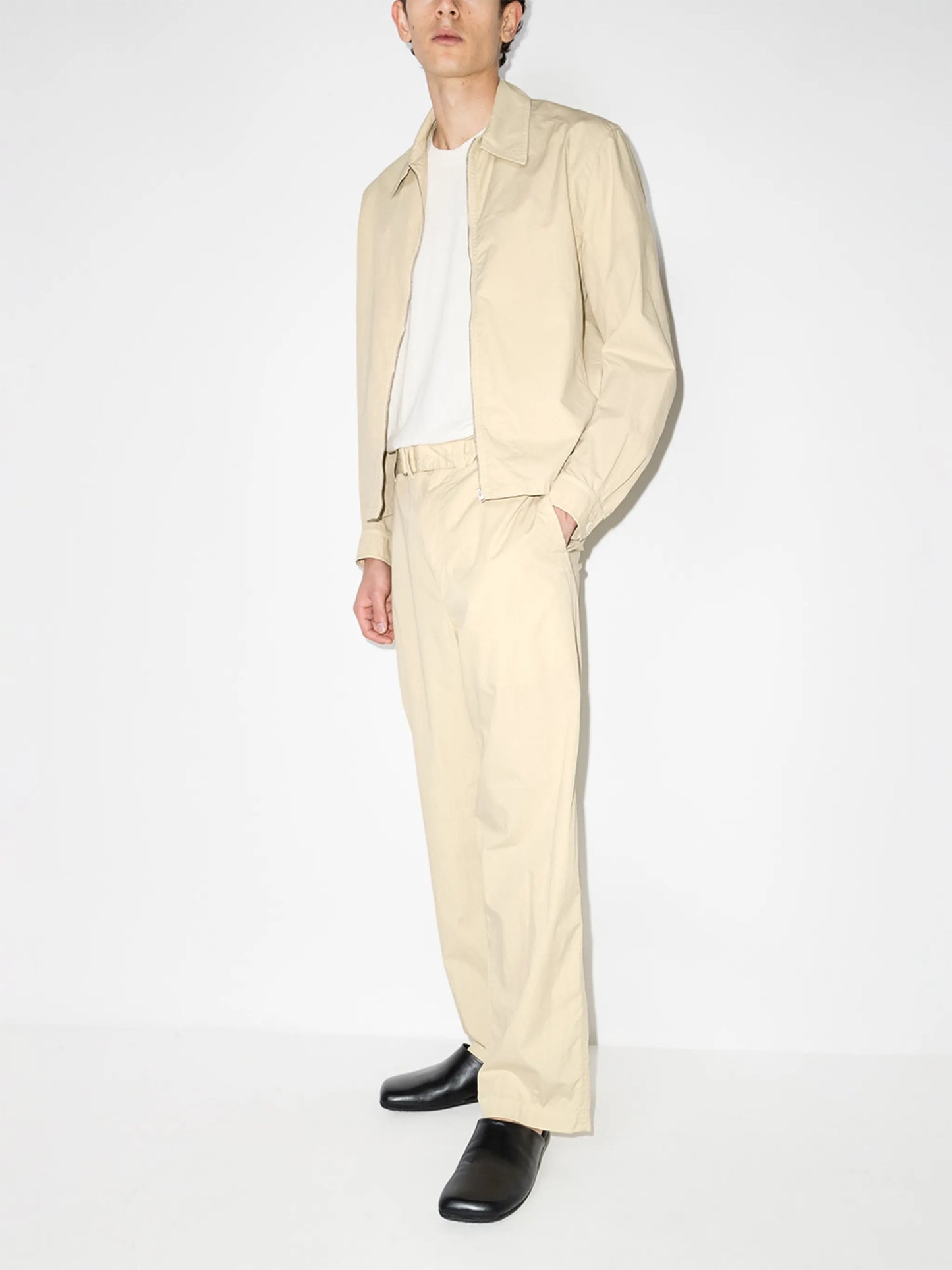 belted wide-leg trousers
