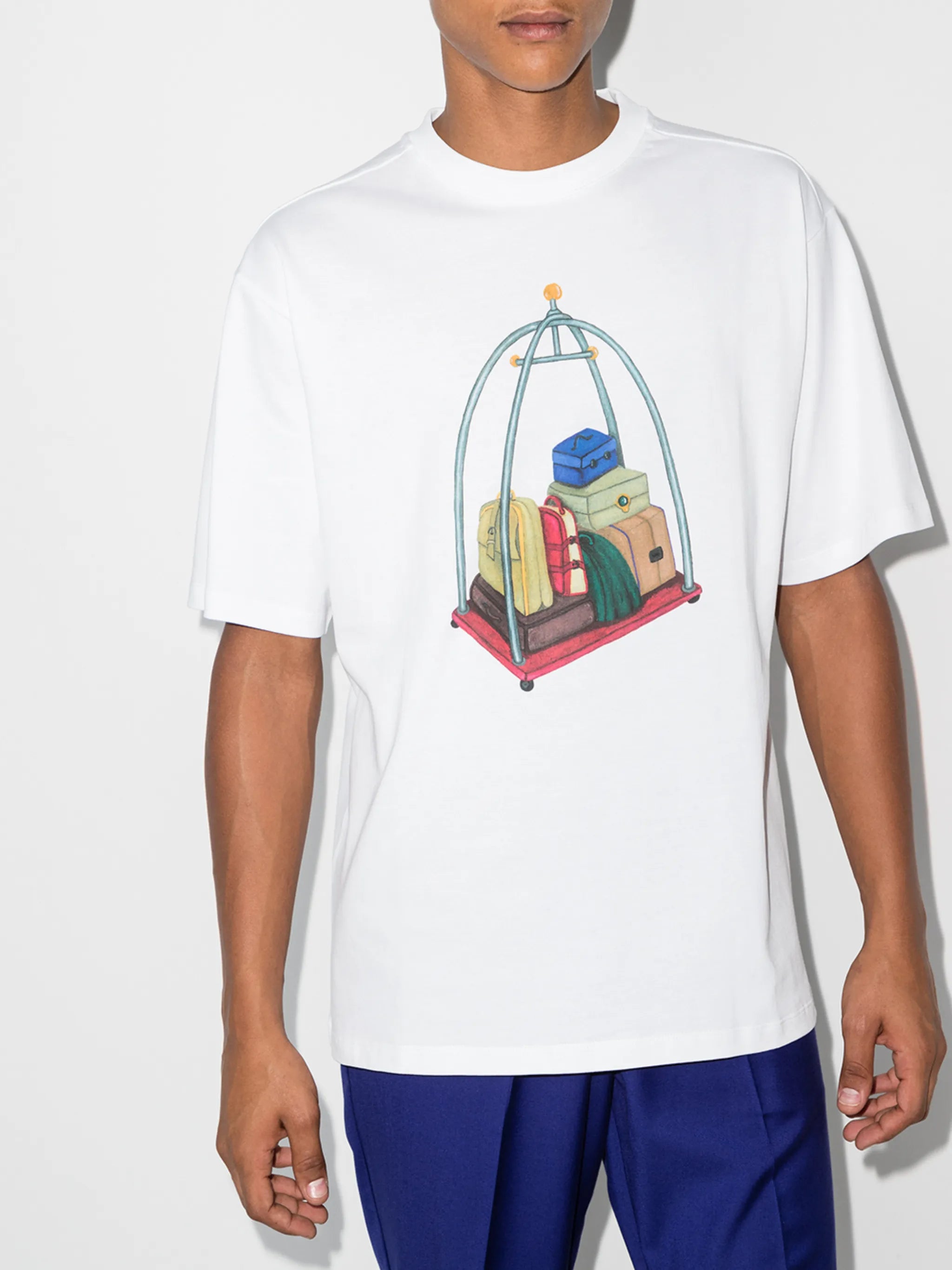 Issa Trolley print T-shirt