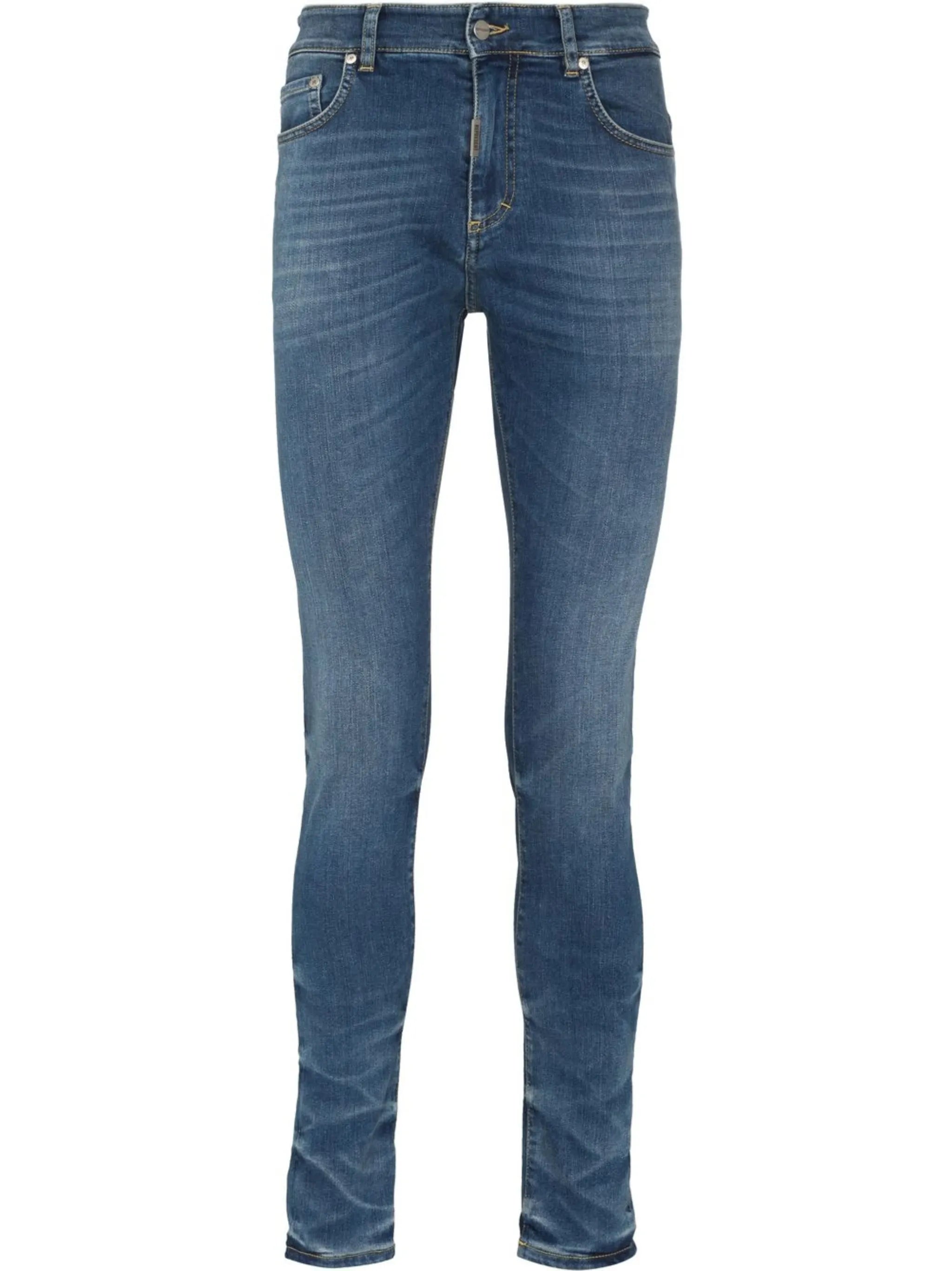 mid-rise skinny jeans