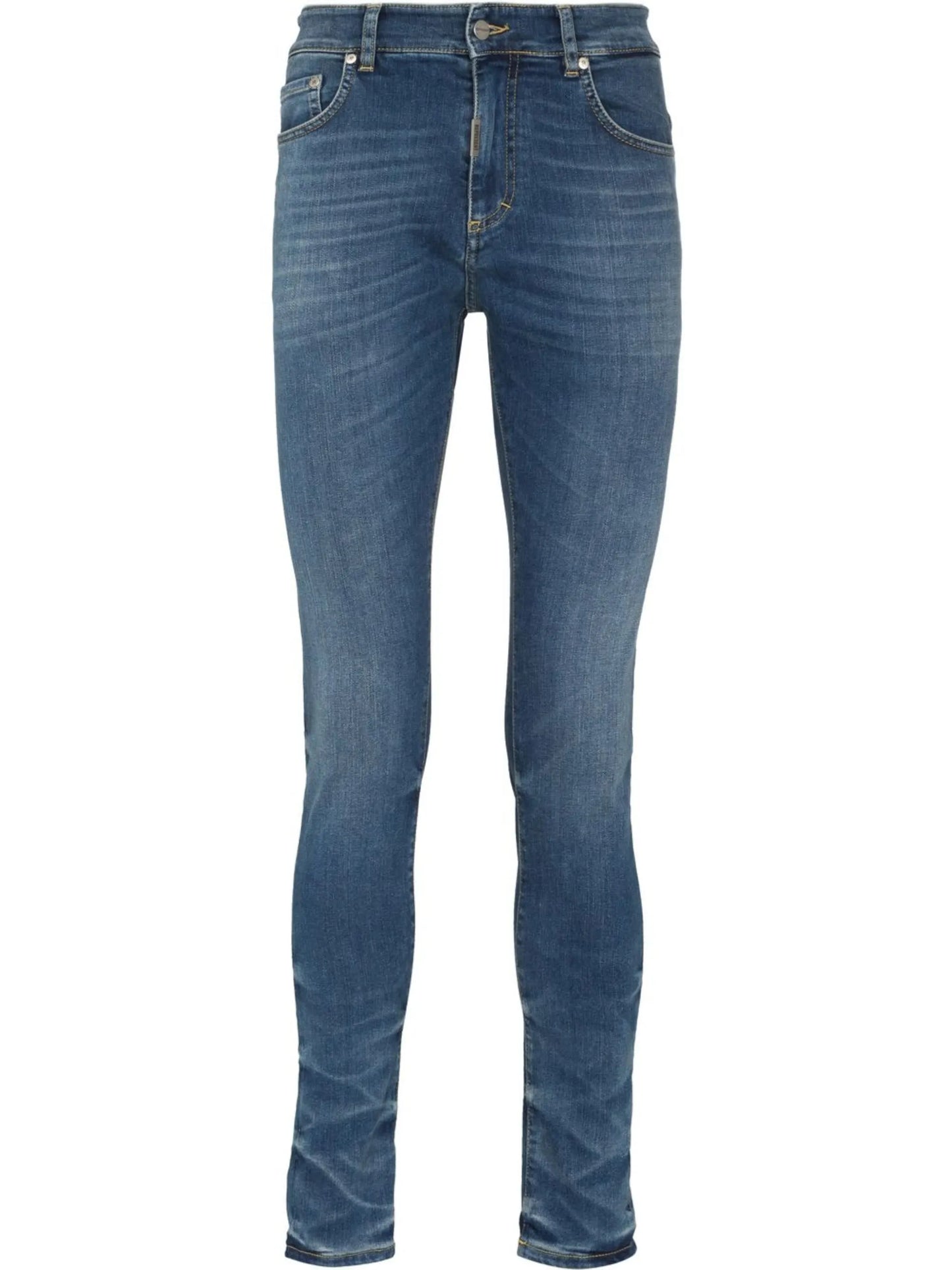 mid-rise skinny jeans