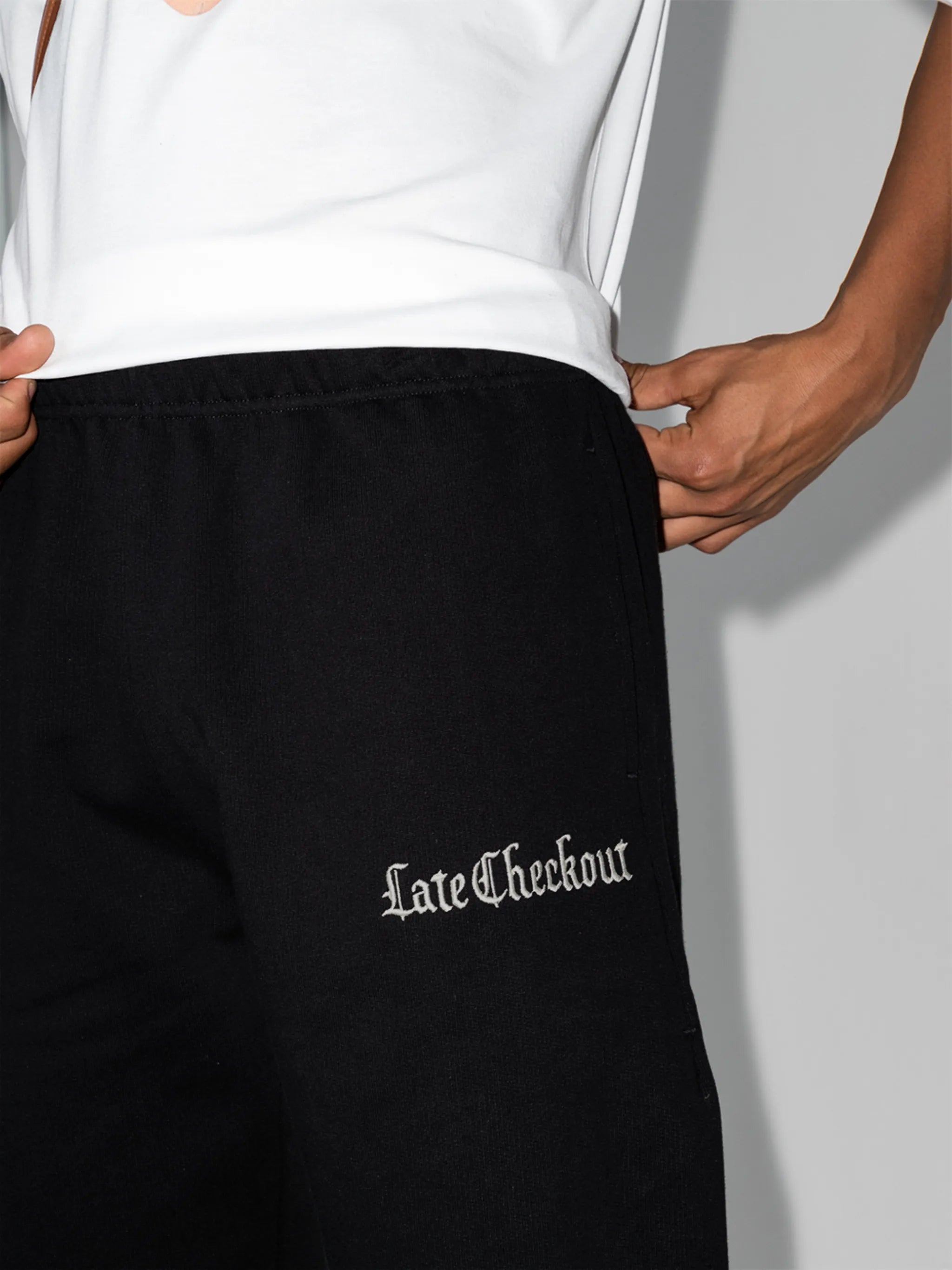 Issa 'Jean' embroidered track pants