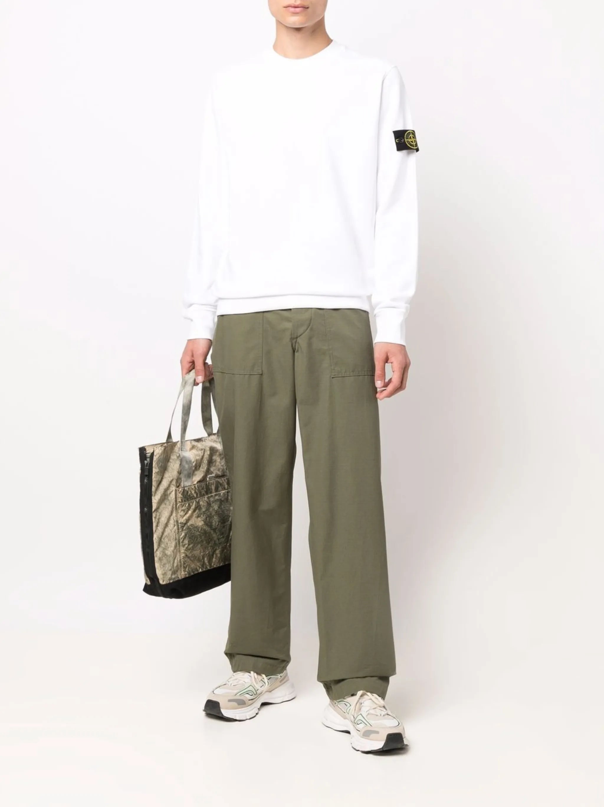 logo patch sweatshirt