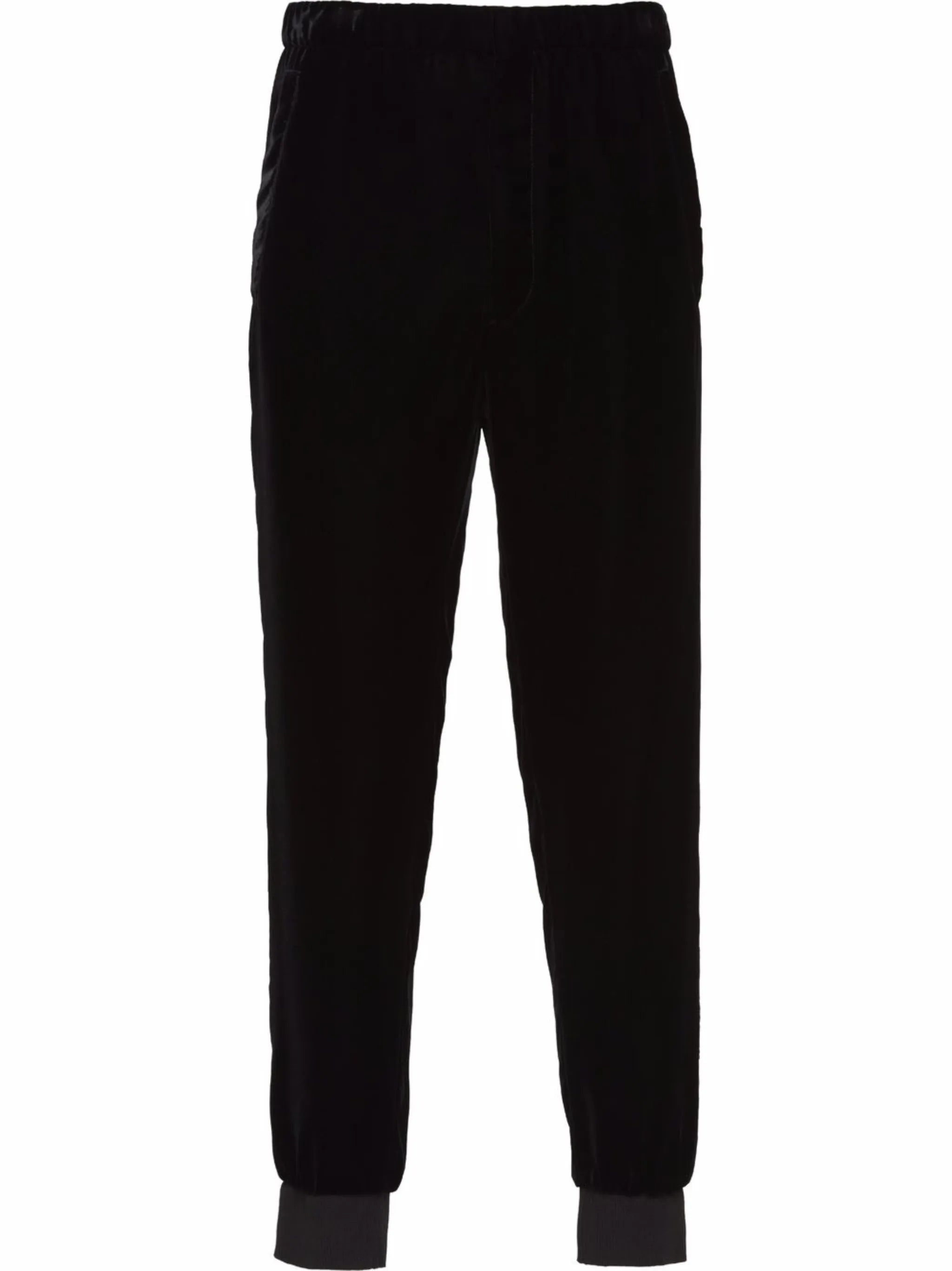 velvet track pants